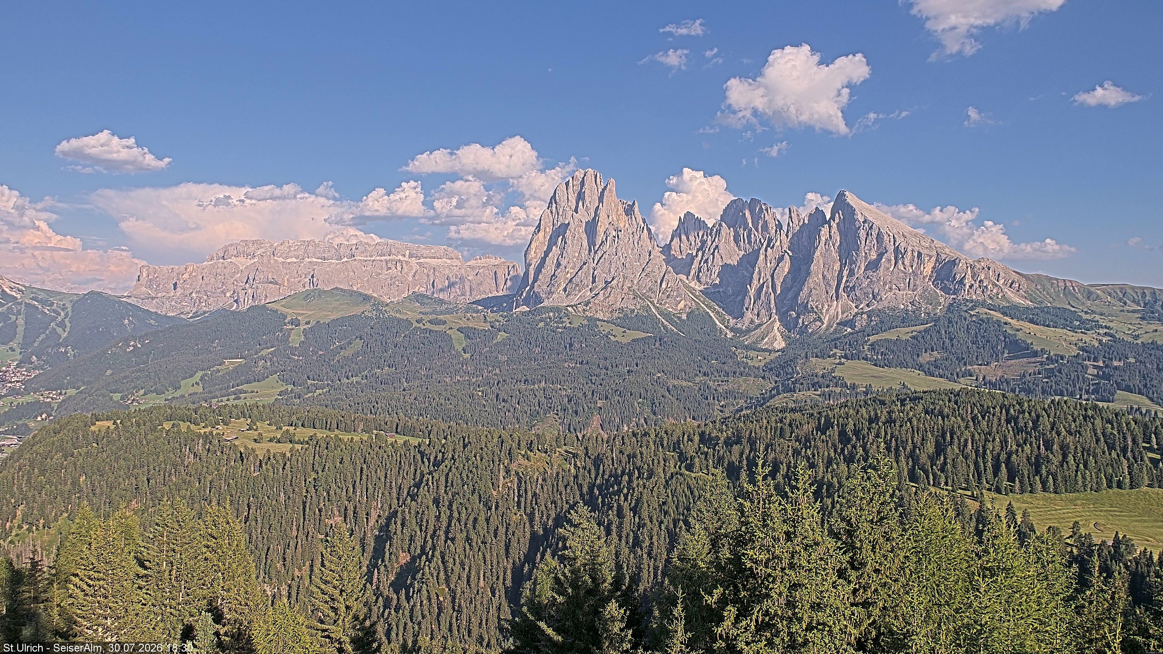 Archiv Foto Webcam Ausblick Seiser Alm