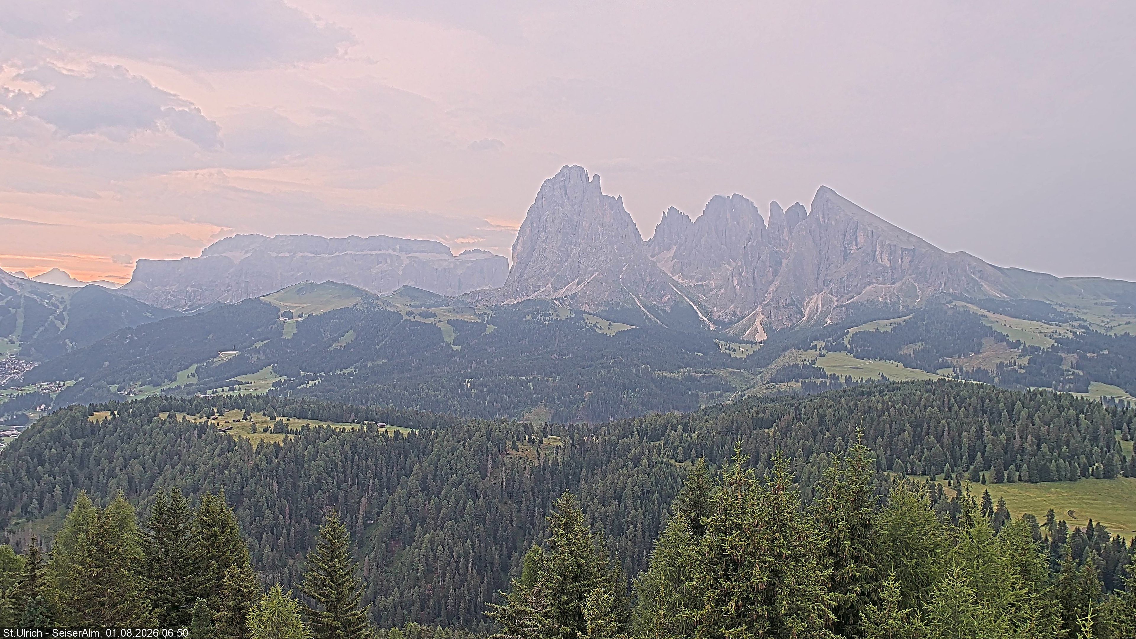Archiv Foto Webcam Ausblick Seiser Alm