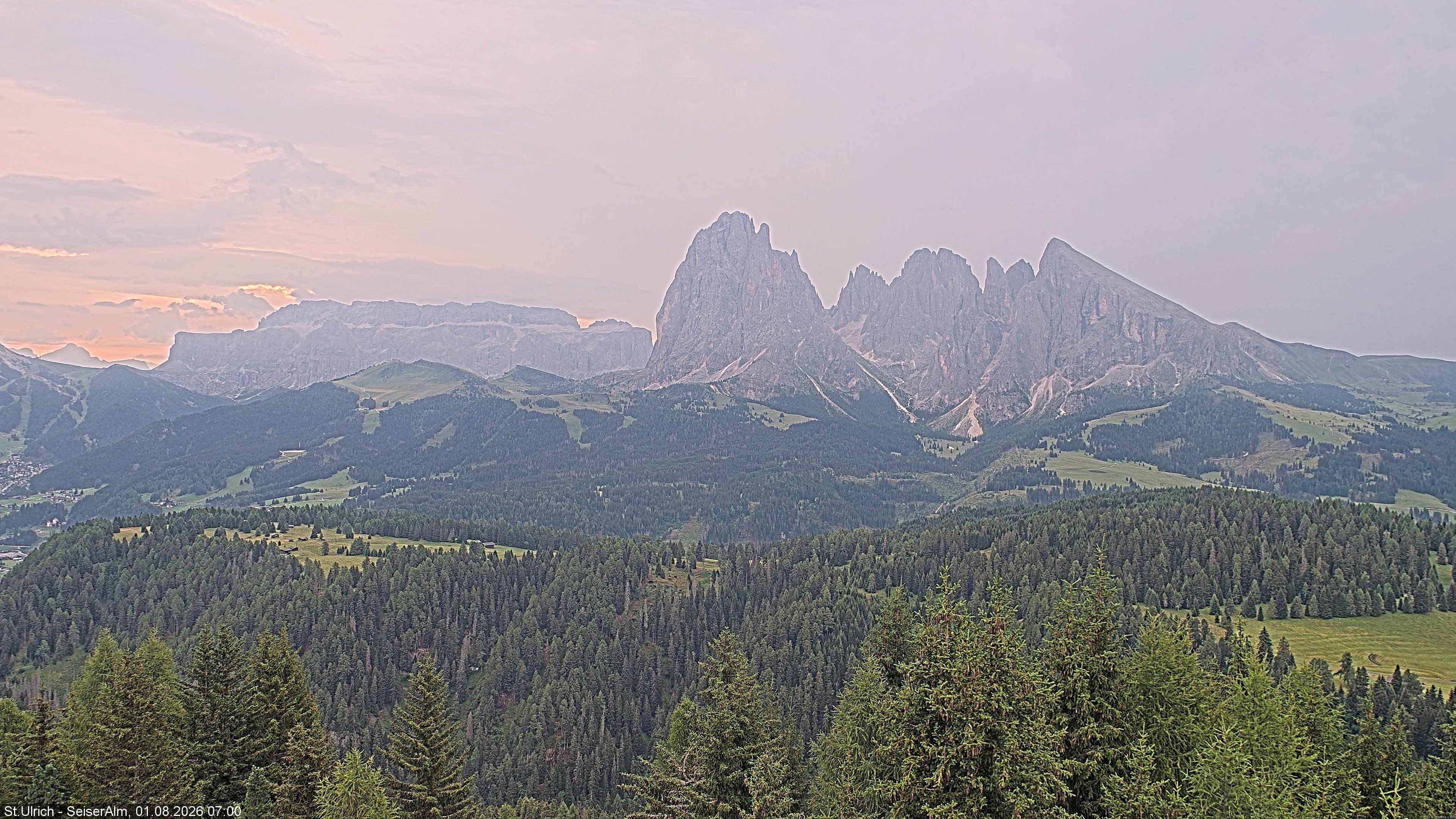 Archiv Foto Webcam Ausblick Seiser Alm