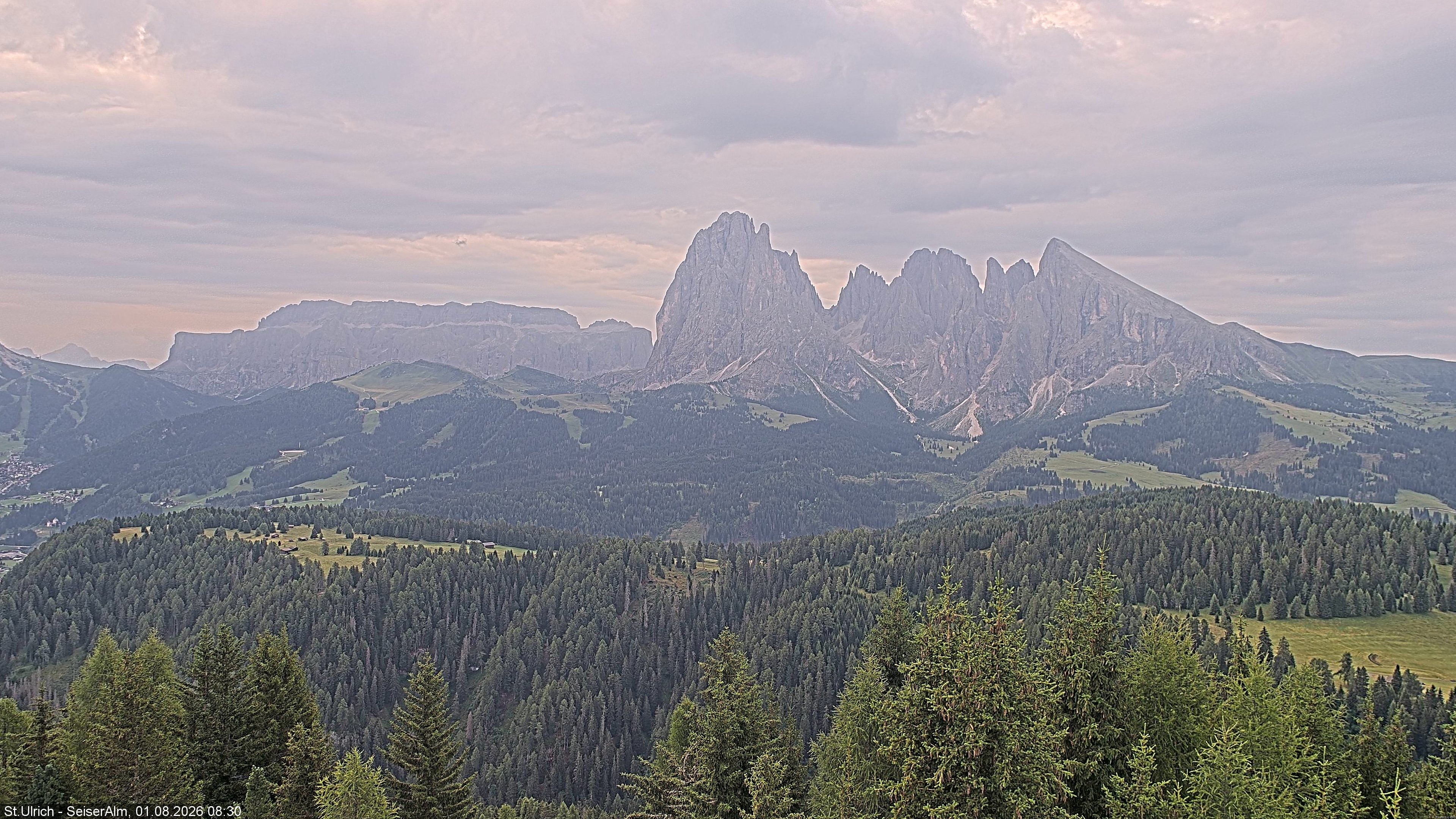 Archiv Foto Webcam Ausblick Seiser Alm