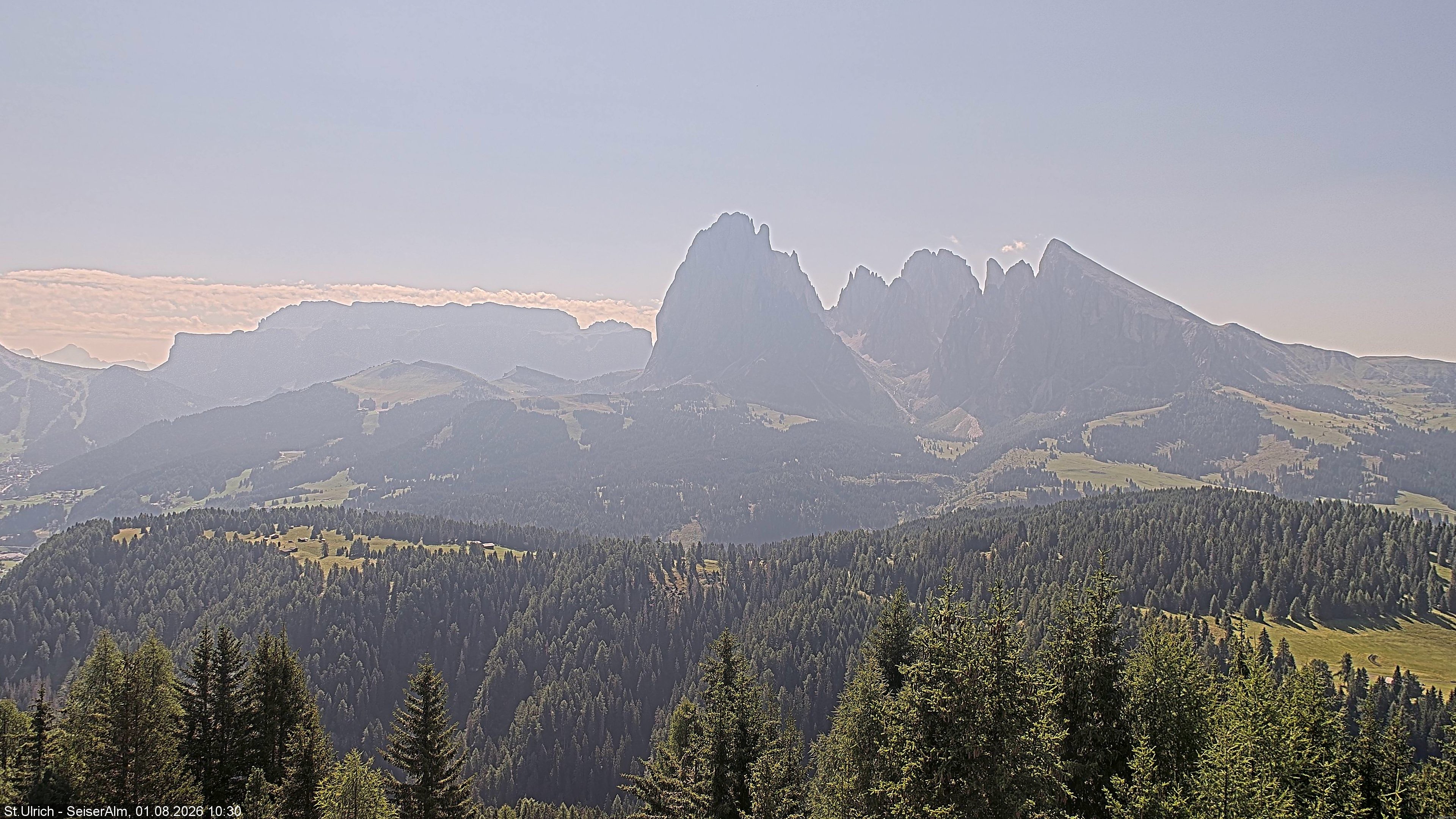 Archiv Foto Webcam Ausblick Seiser Alm