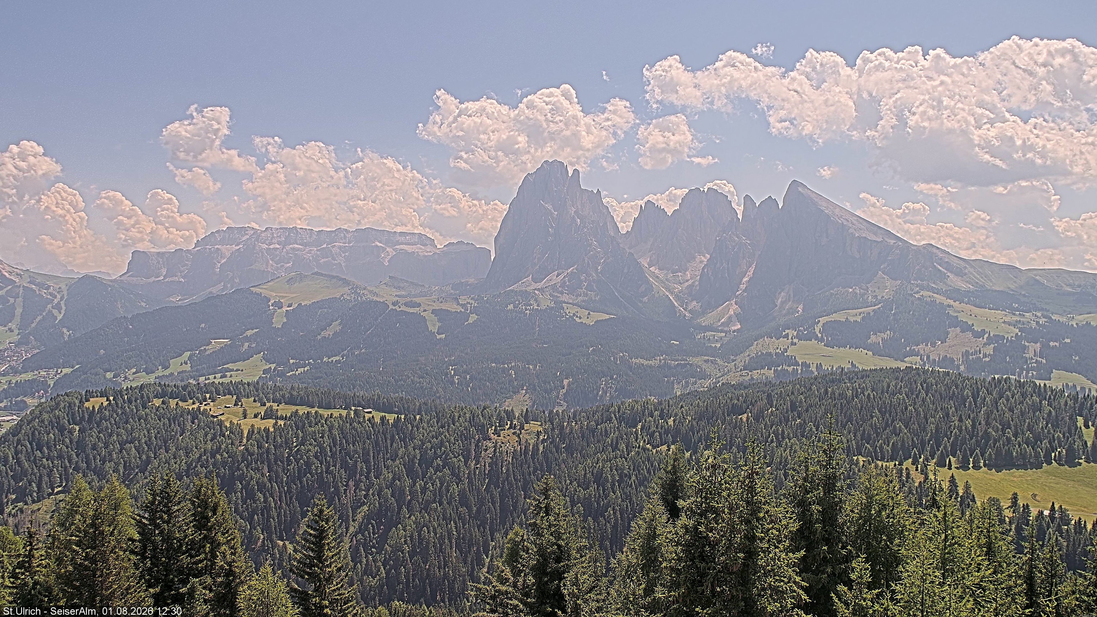 Archiv Foto Webcam Ausblick Seiser Alm