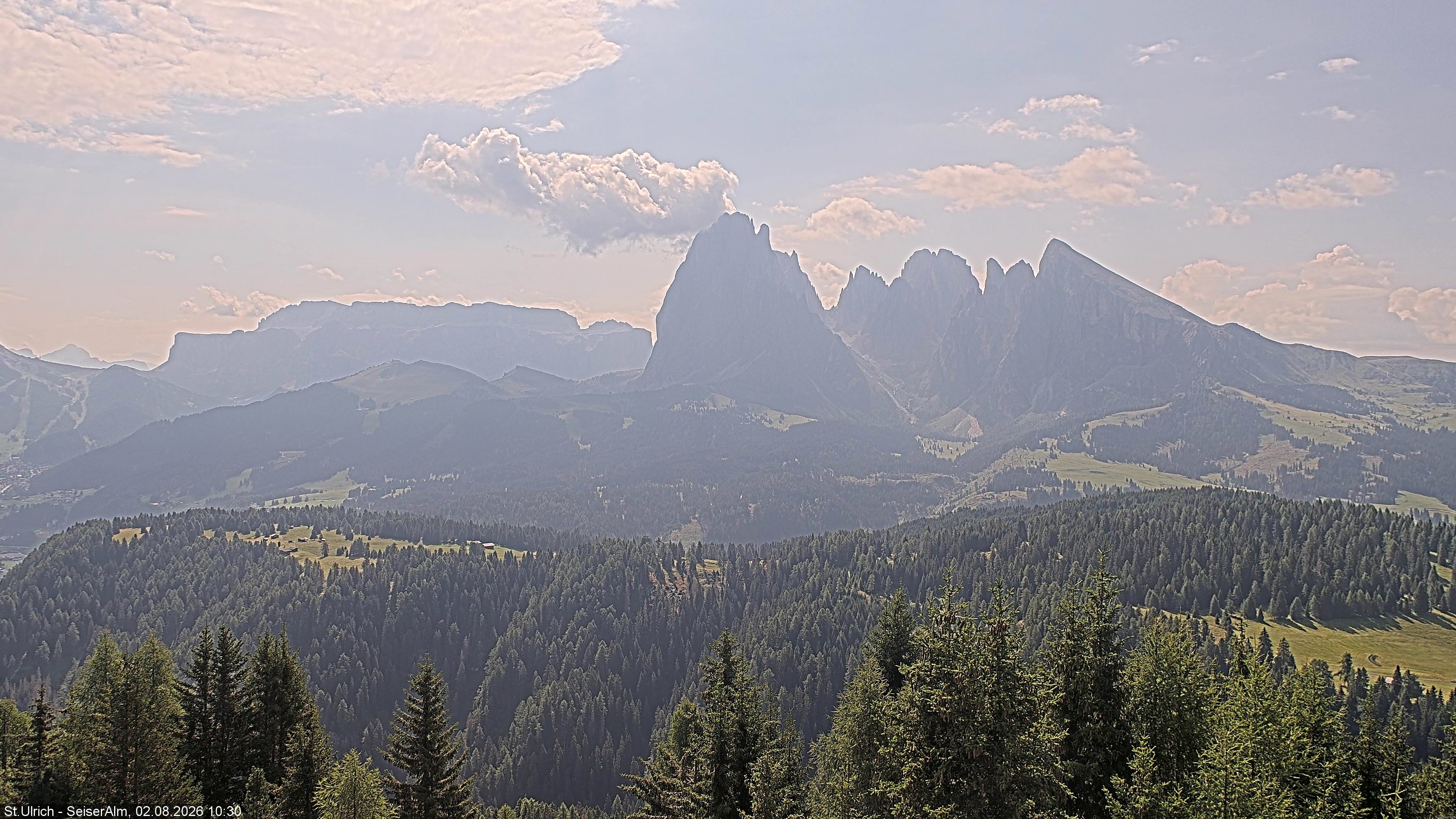 Archiv Foto Webcam Ausblick Seiser Alm