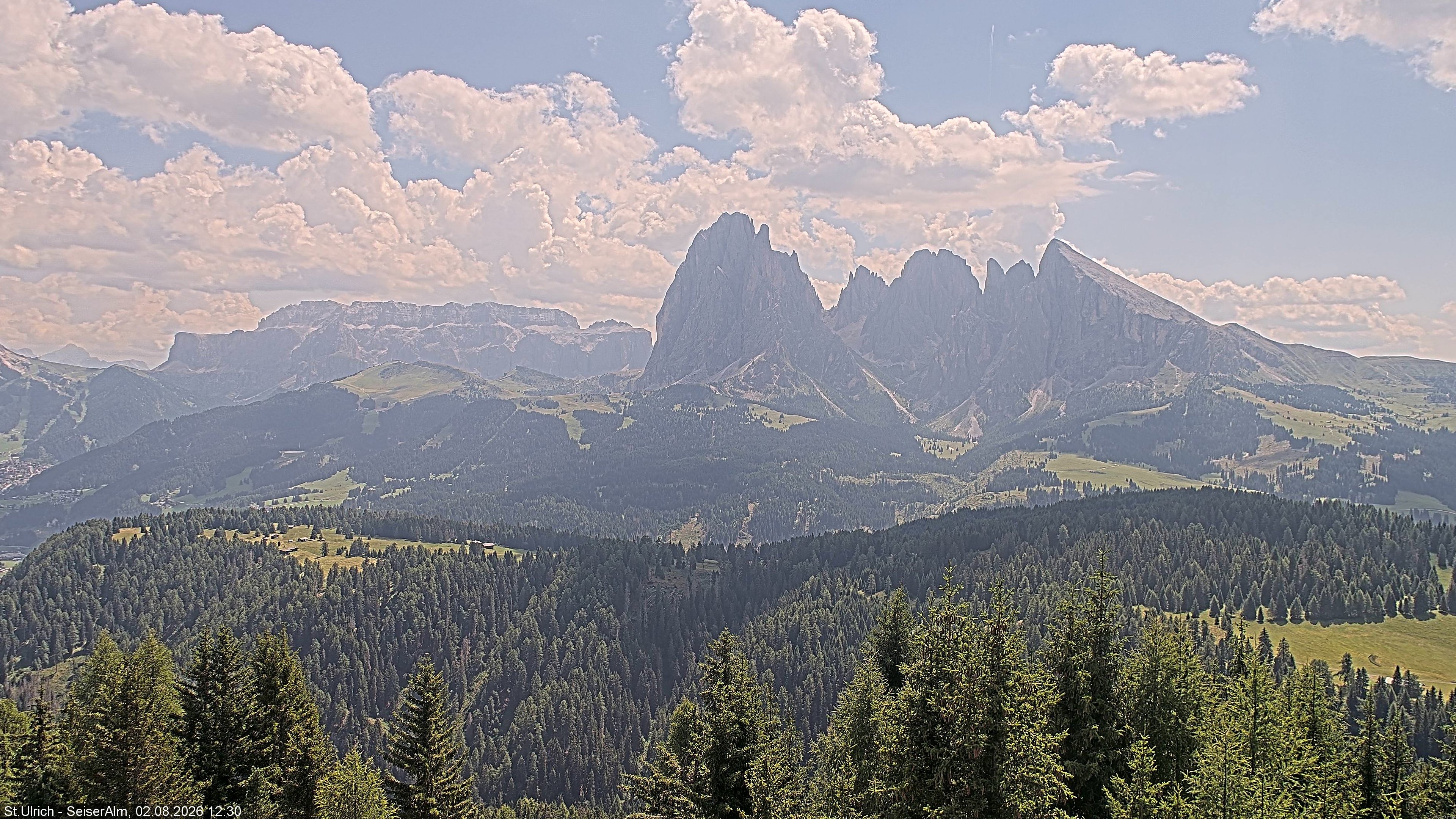 Archiv Foto Webcam Ausblick Seiser Alm