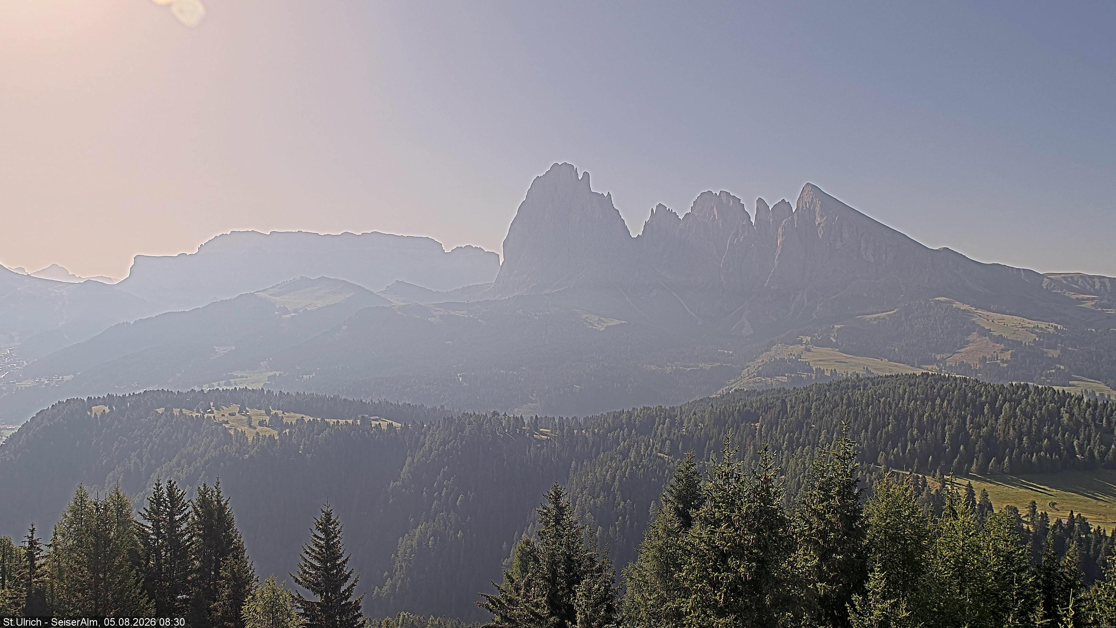 Archiv Foto Webcam Ausblick Seiser Alm