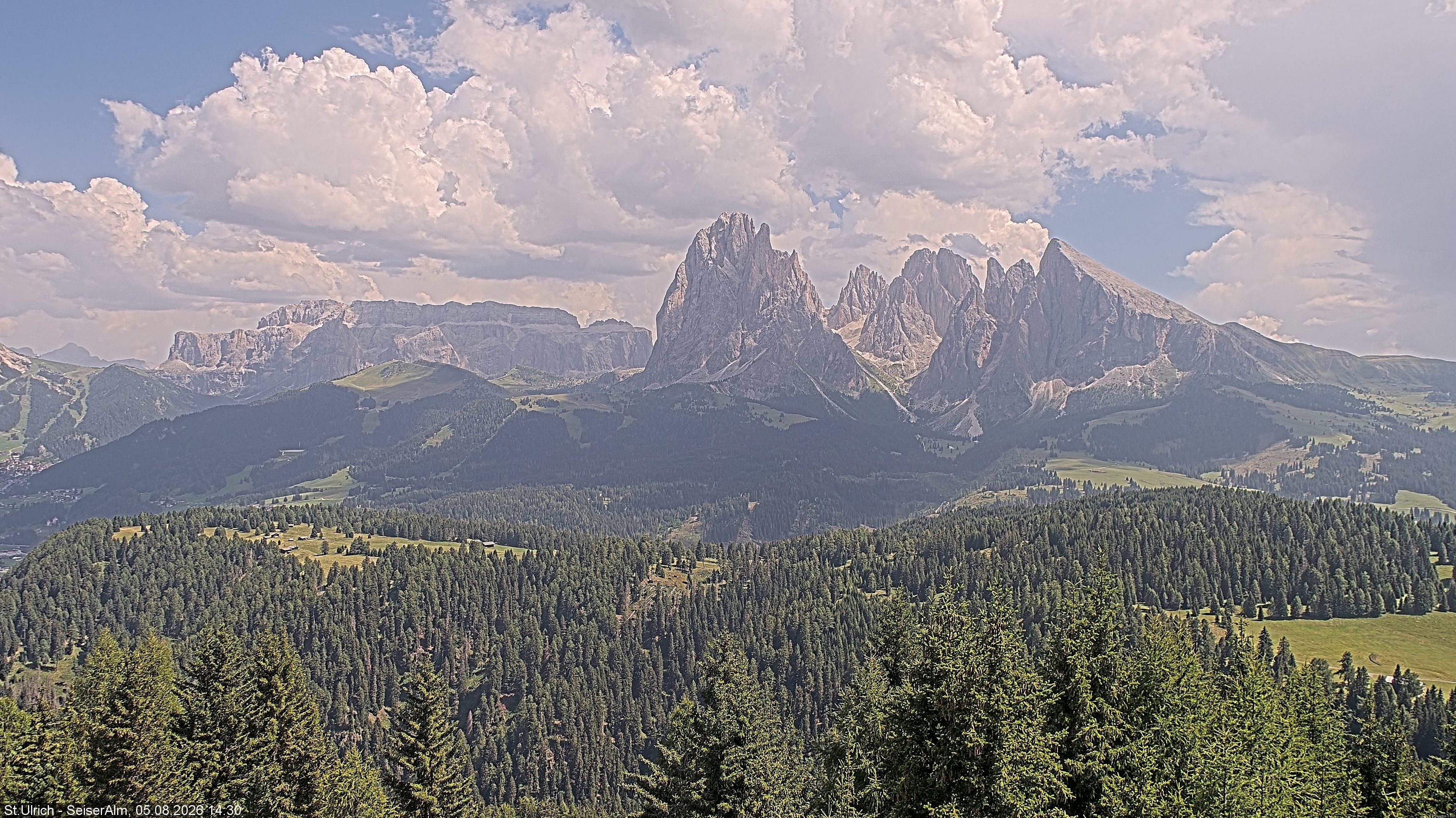 Archiv Foto Webcam Ausblick Seiser Alm