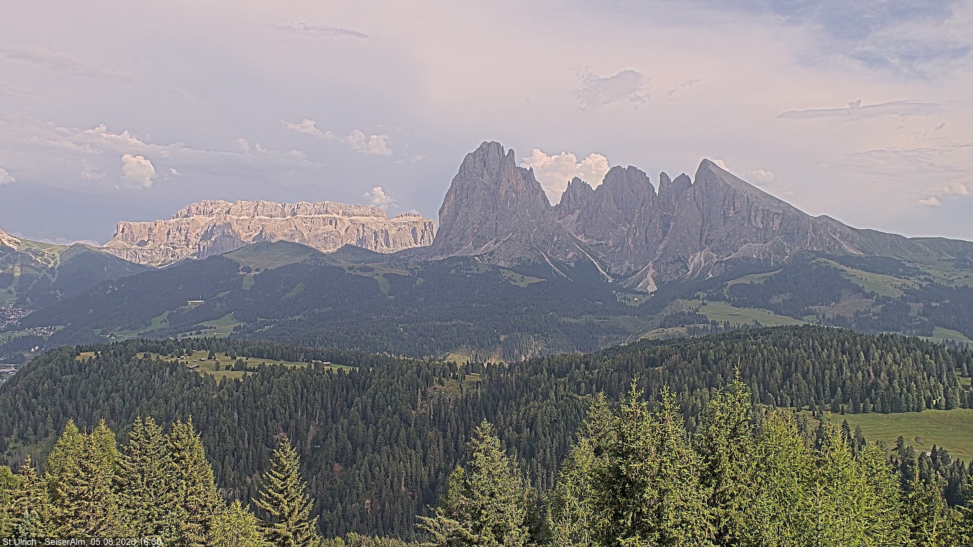 Archiv Foto Webcam Ausblick Seiser Alm