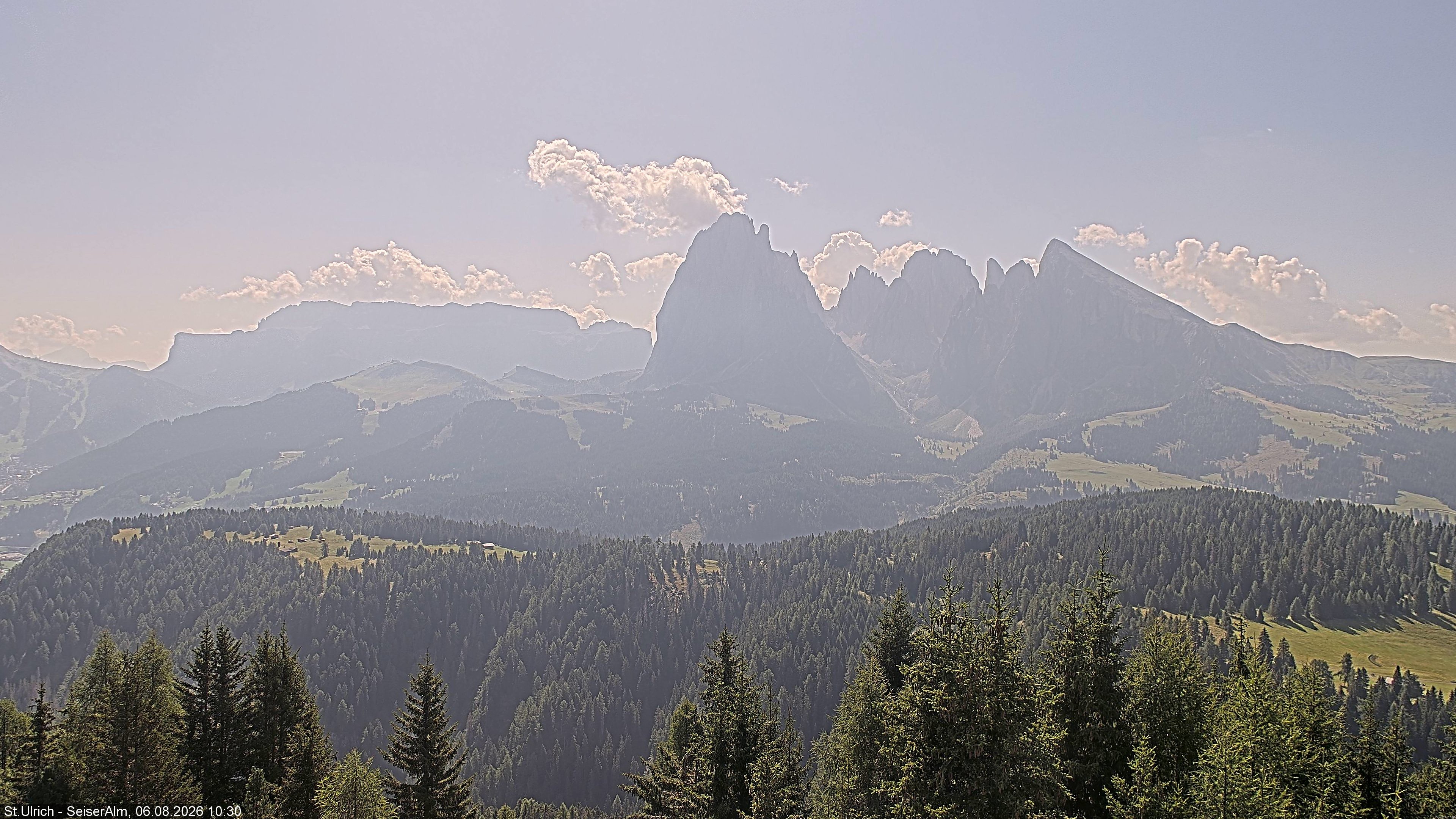 Archiv Foto Webcam Ausblick Seiser Alm