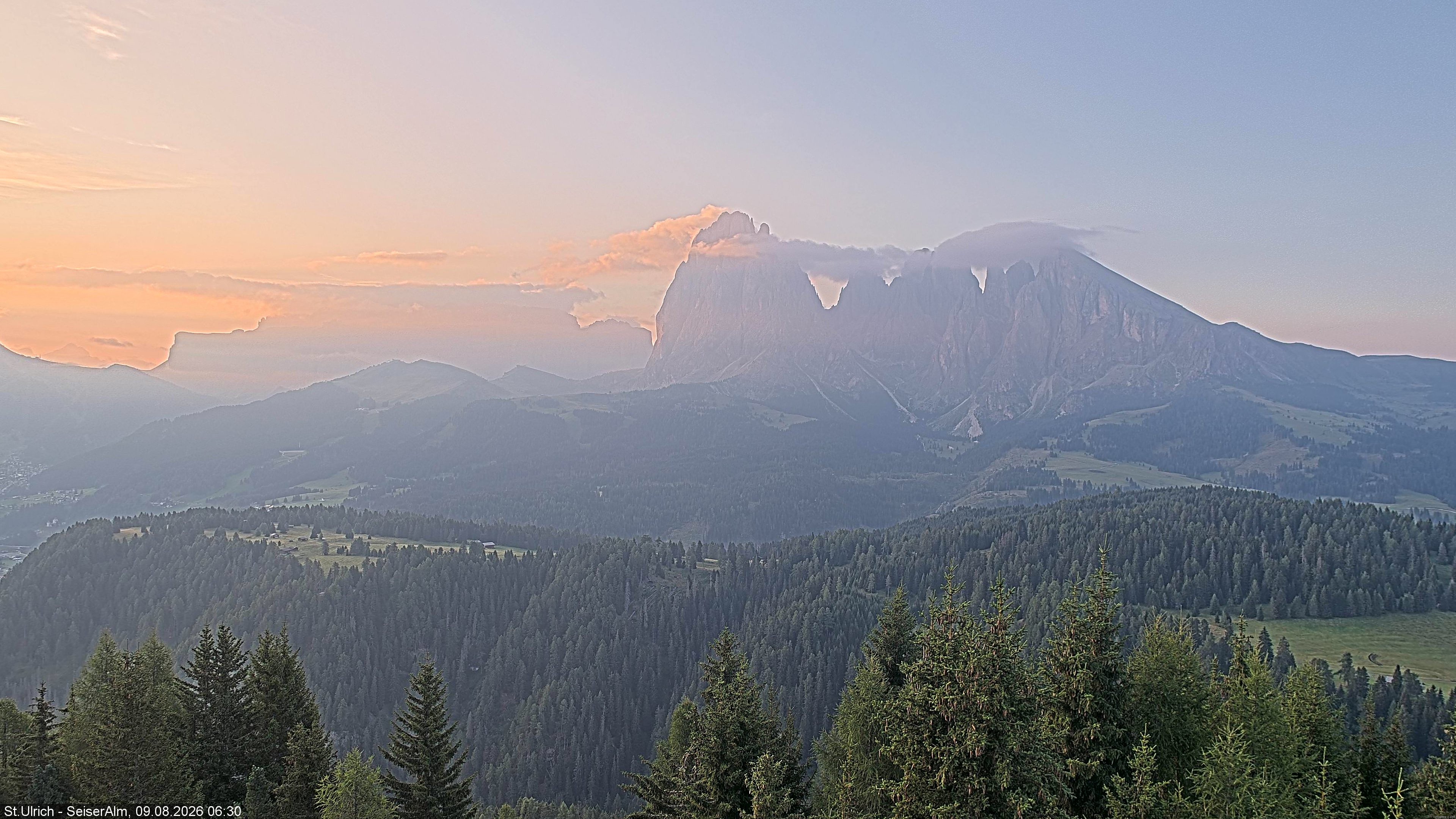 Archiv Foto Webcam Ausblick Seiser Alm