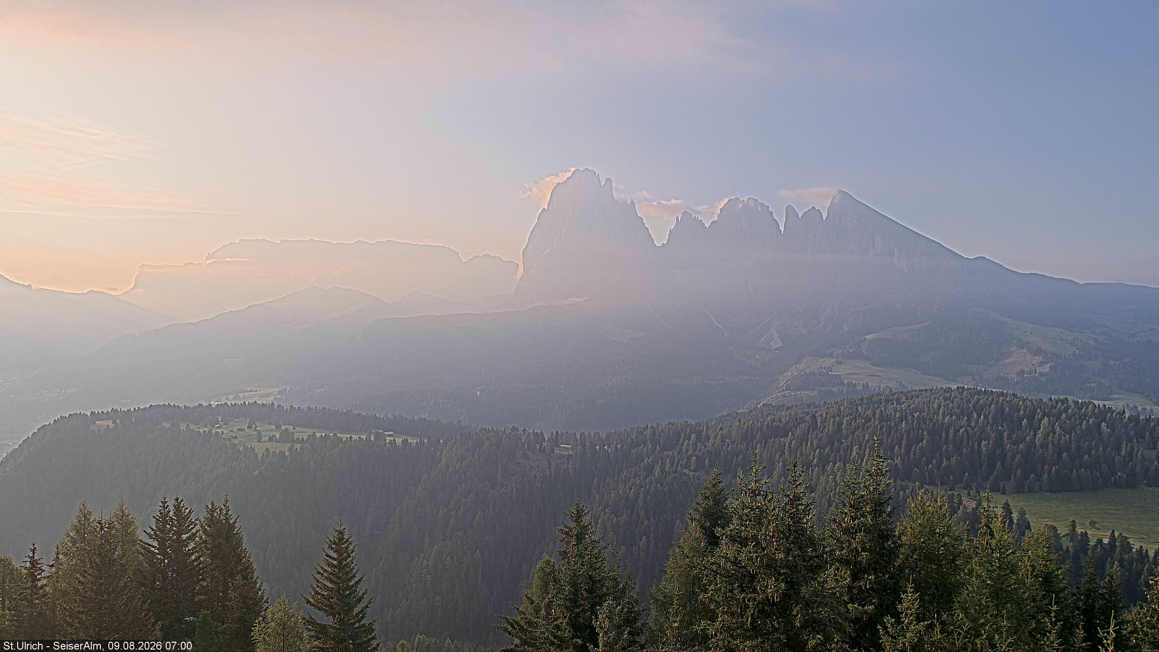 Archiv Foto Webcam Ausblick Seiser Alm