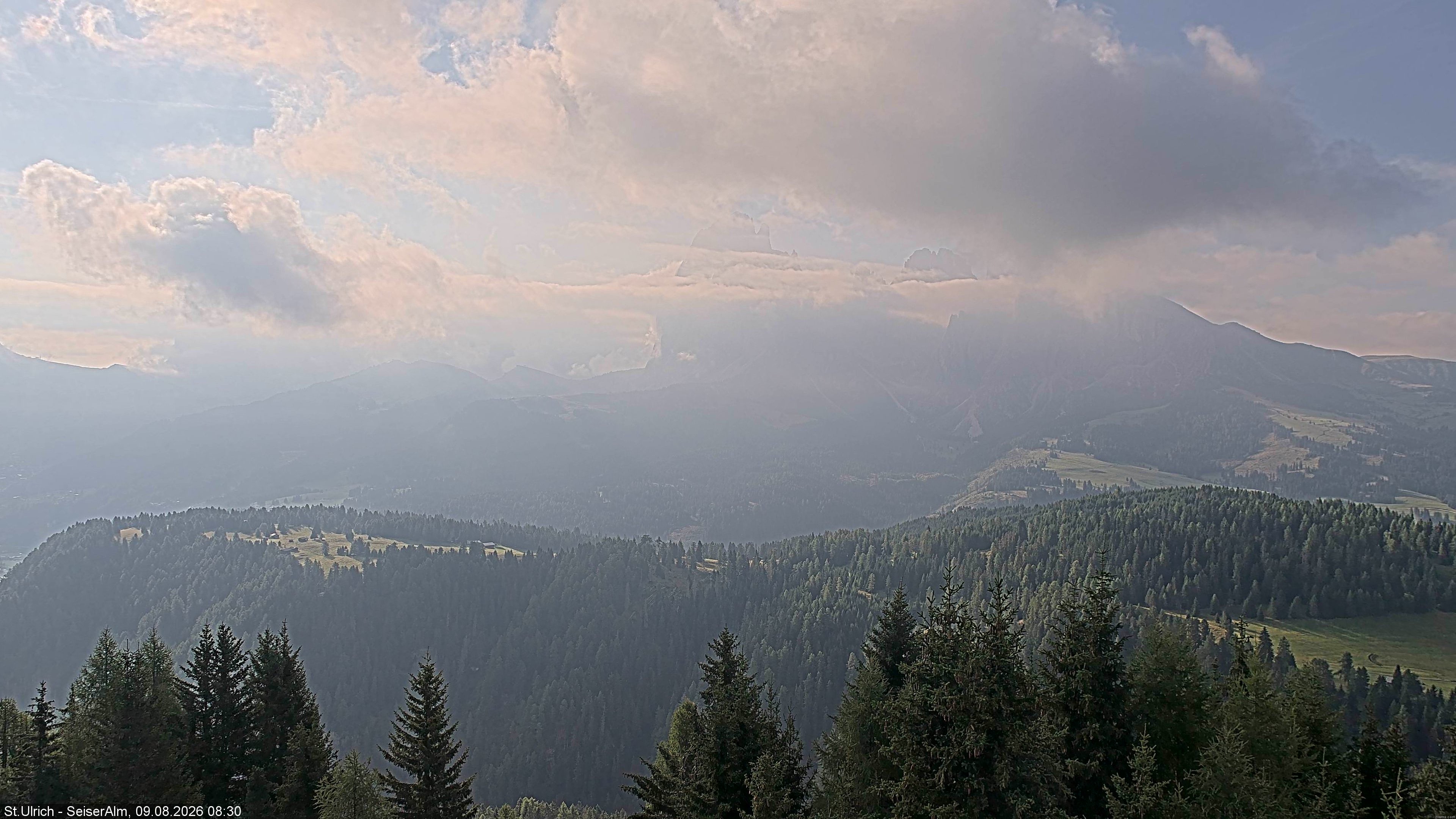 Archiv Foto Webcam Ausblick Seiser Alm