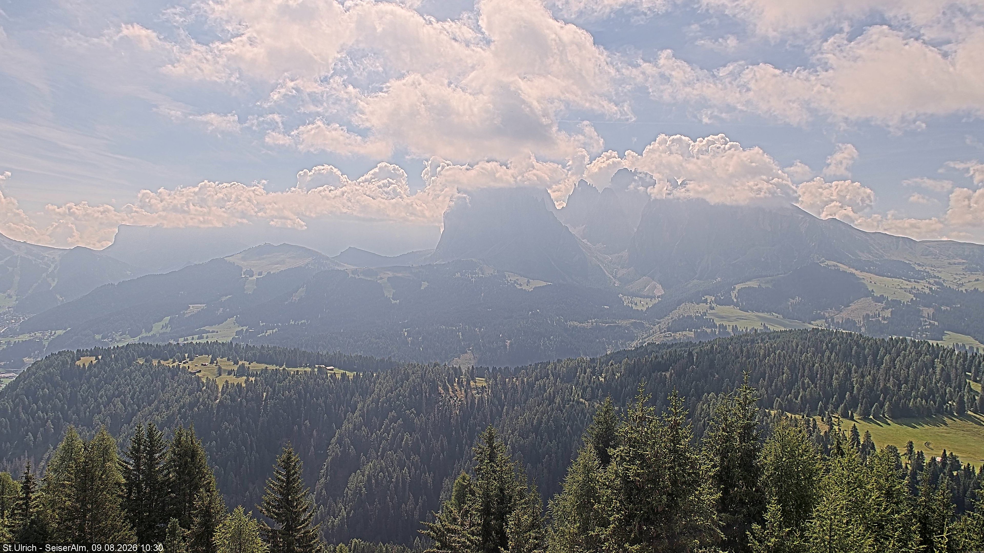 Archiv Foto Webcam Ausblick Seiser Alm