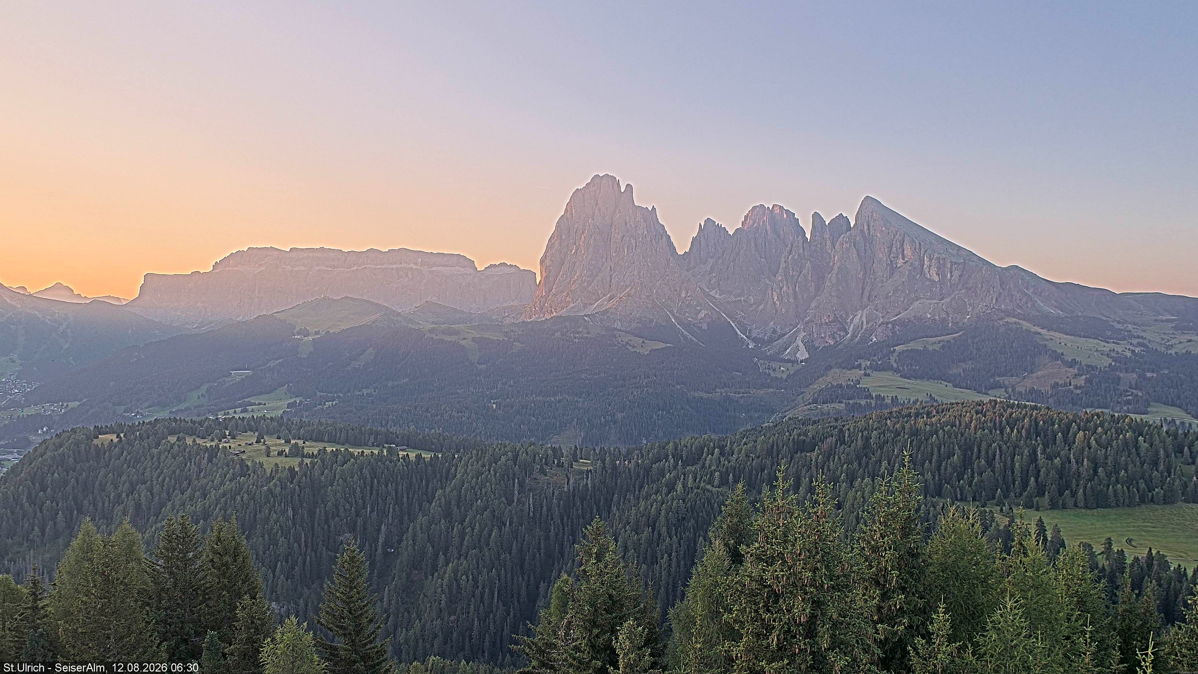 Archiv Foto Webcam Ausblick Seiser Alm