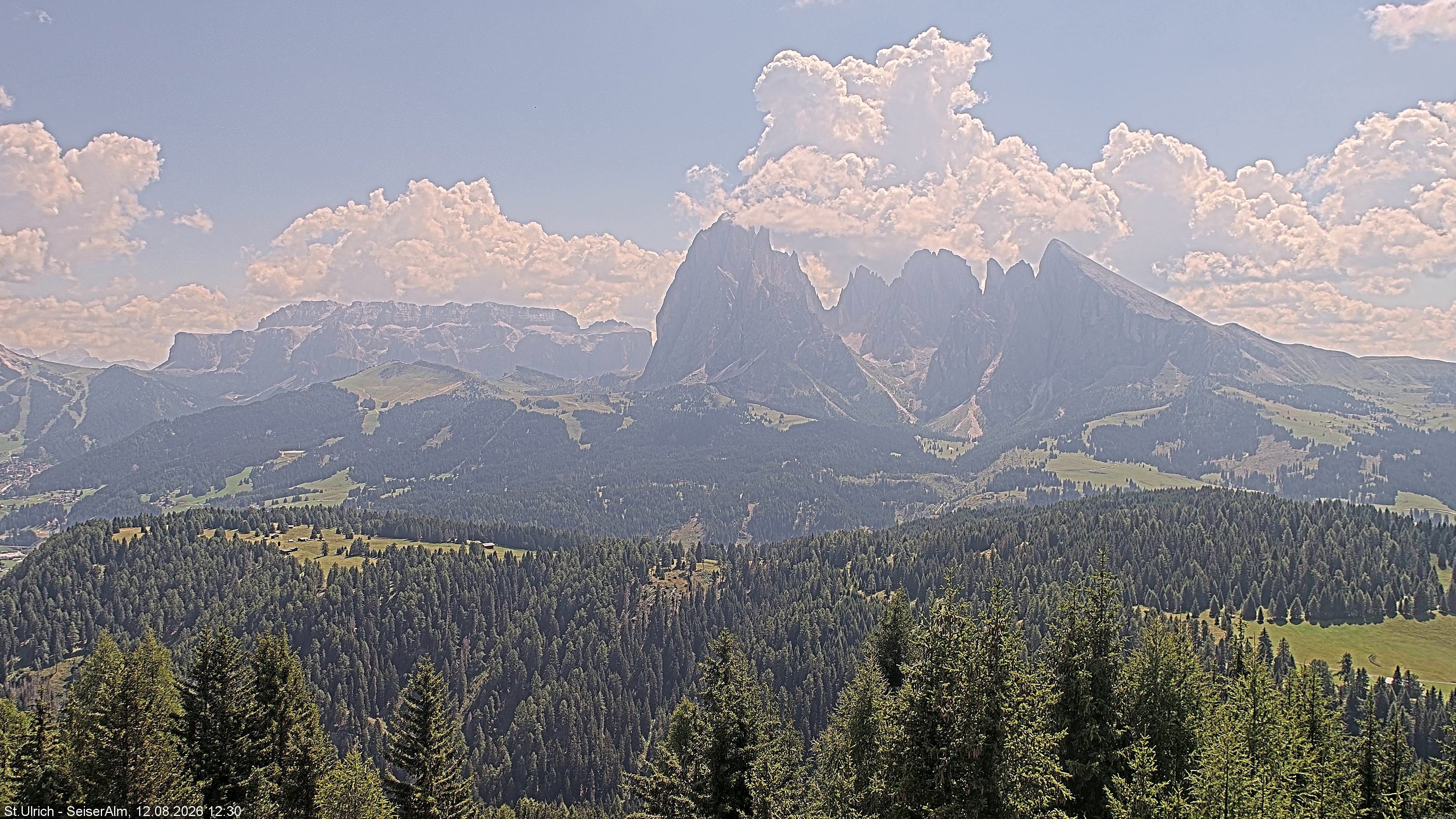 Archiv Foto Webcam Ausblick Seiser Alm