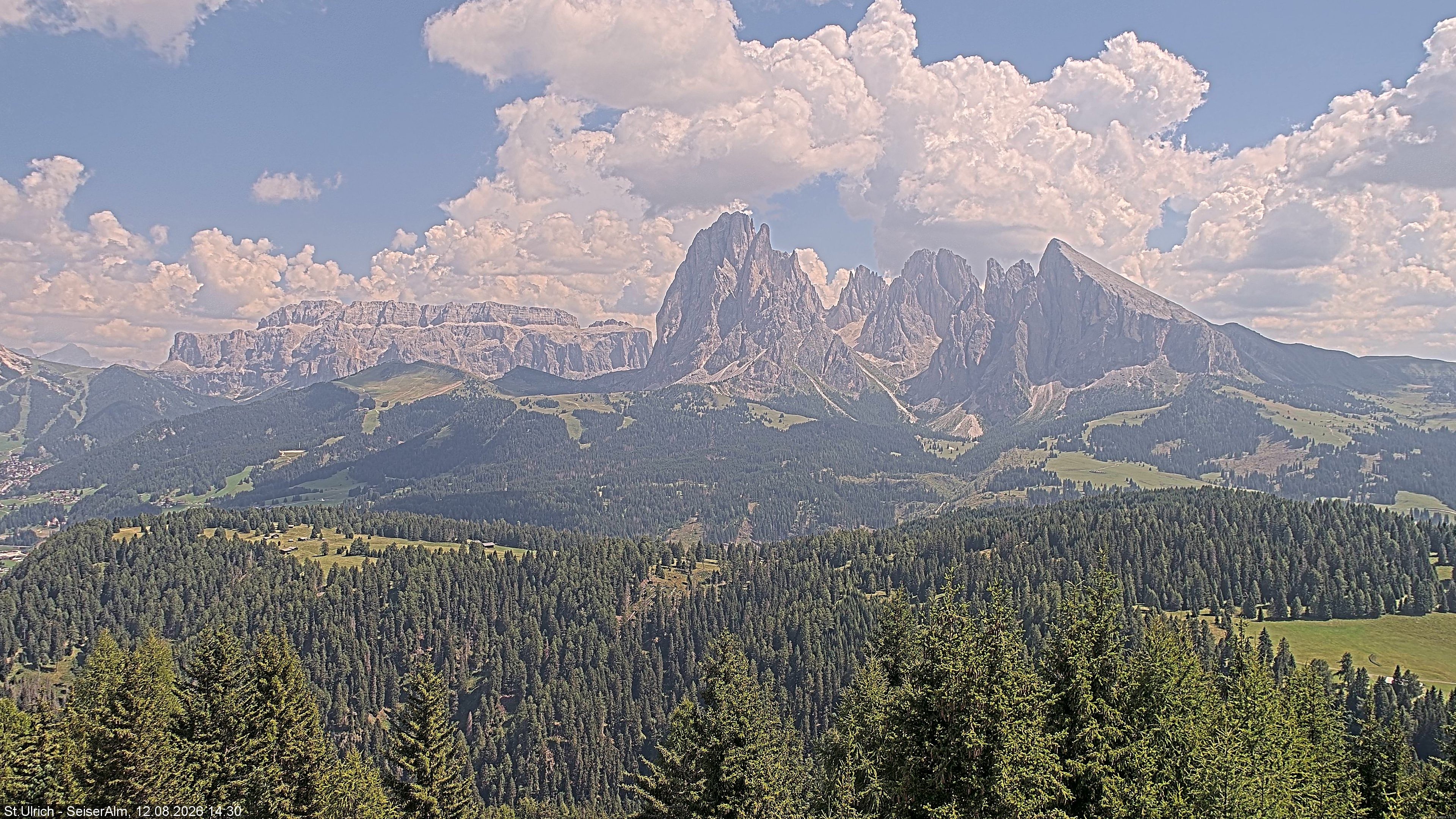 Archiv Foto Webcam Ausblick Seiser Alm