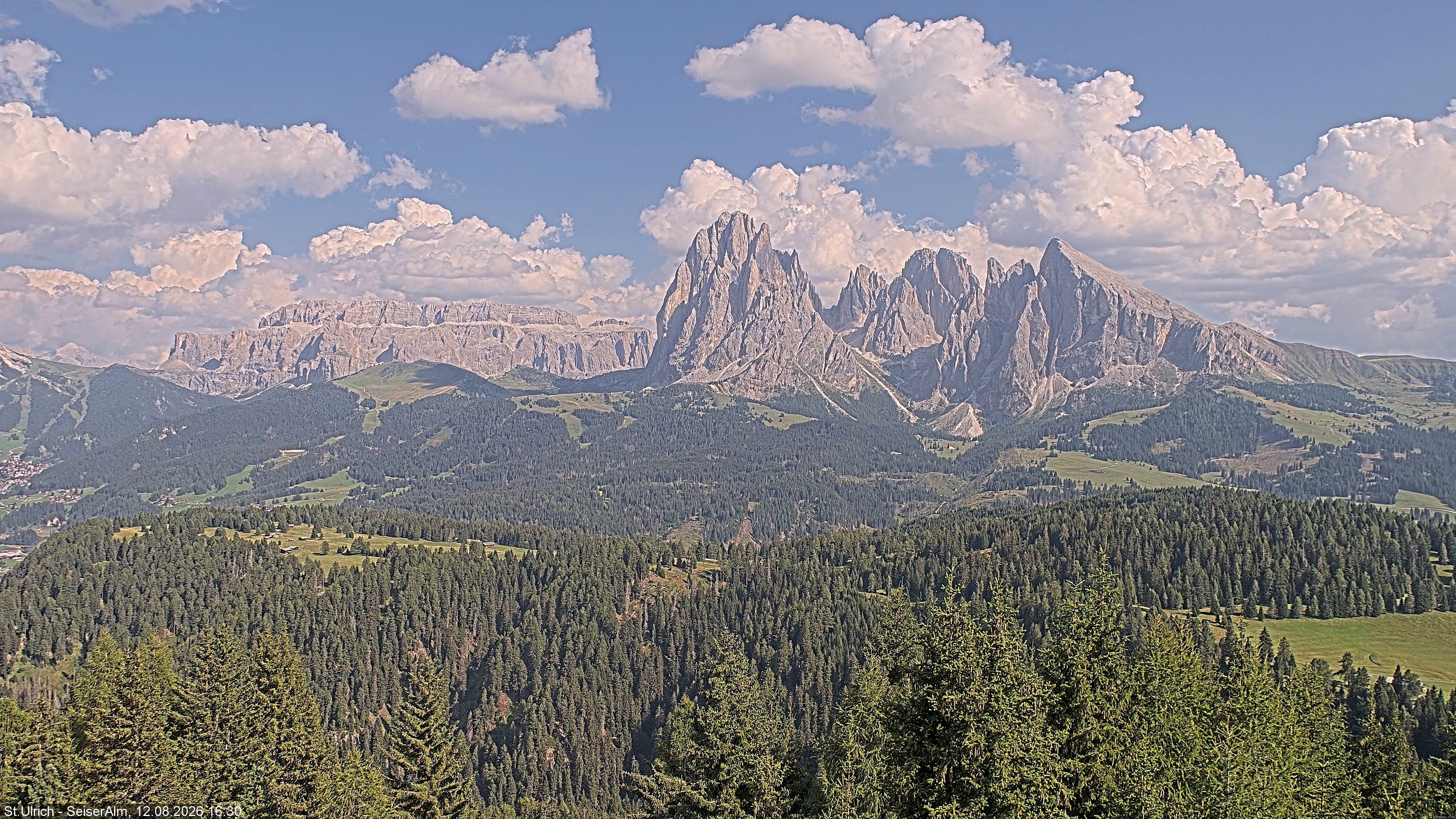 Archiv Foto Webcam Ausblick Seiser Alm