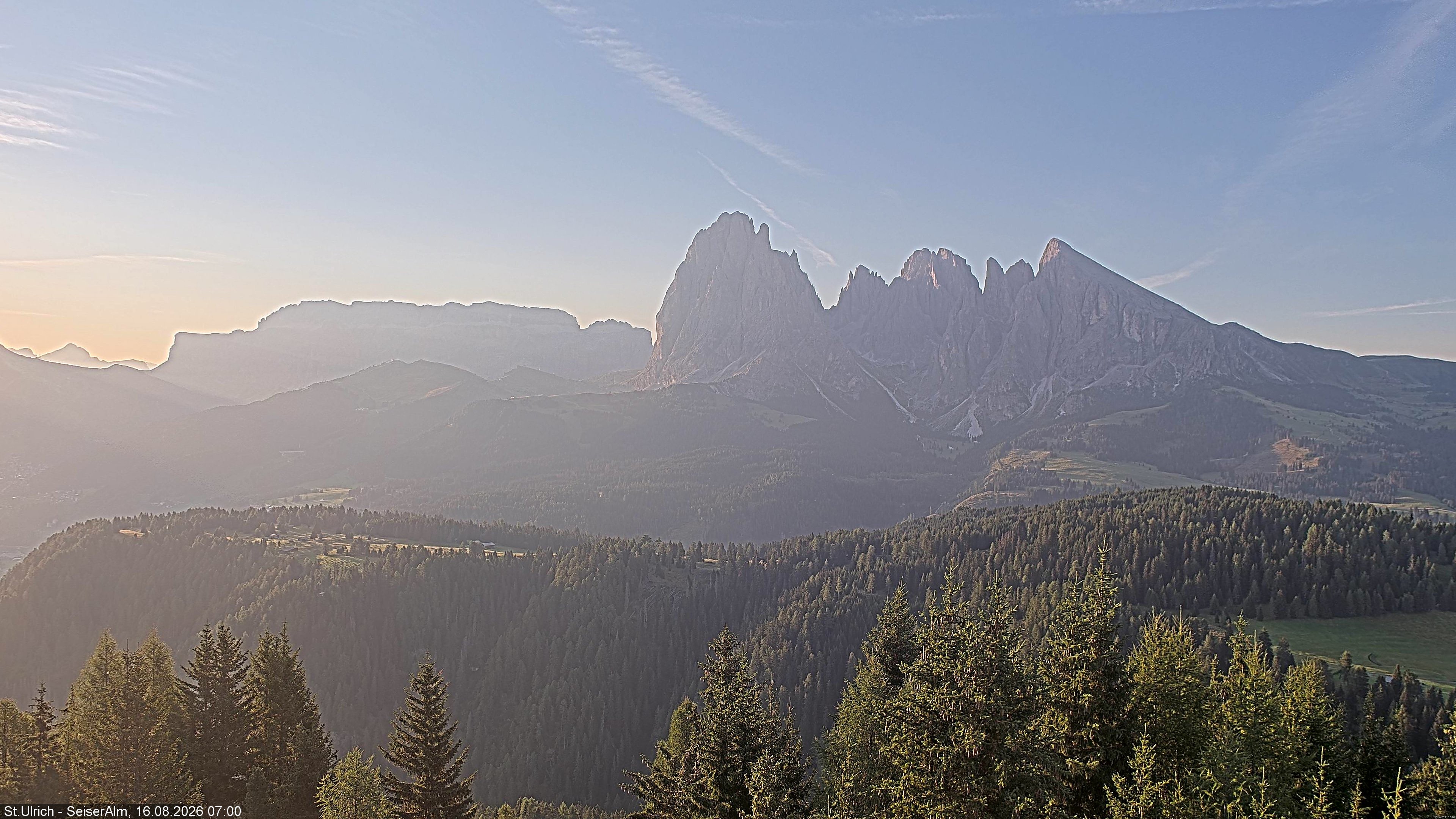 Archived image Webcam Vista Alpe di Siusi
