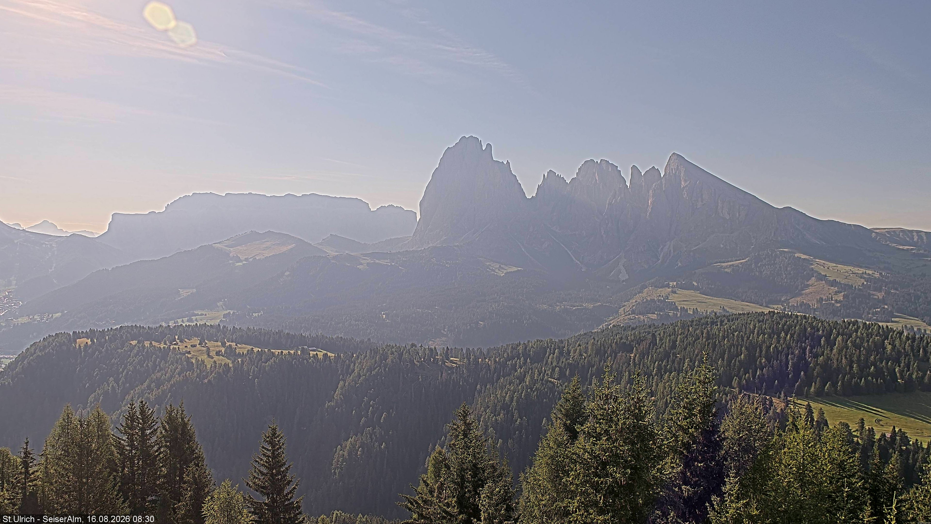 Archived image Webcam Vista Alpe di Siusi