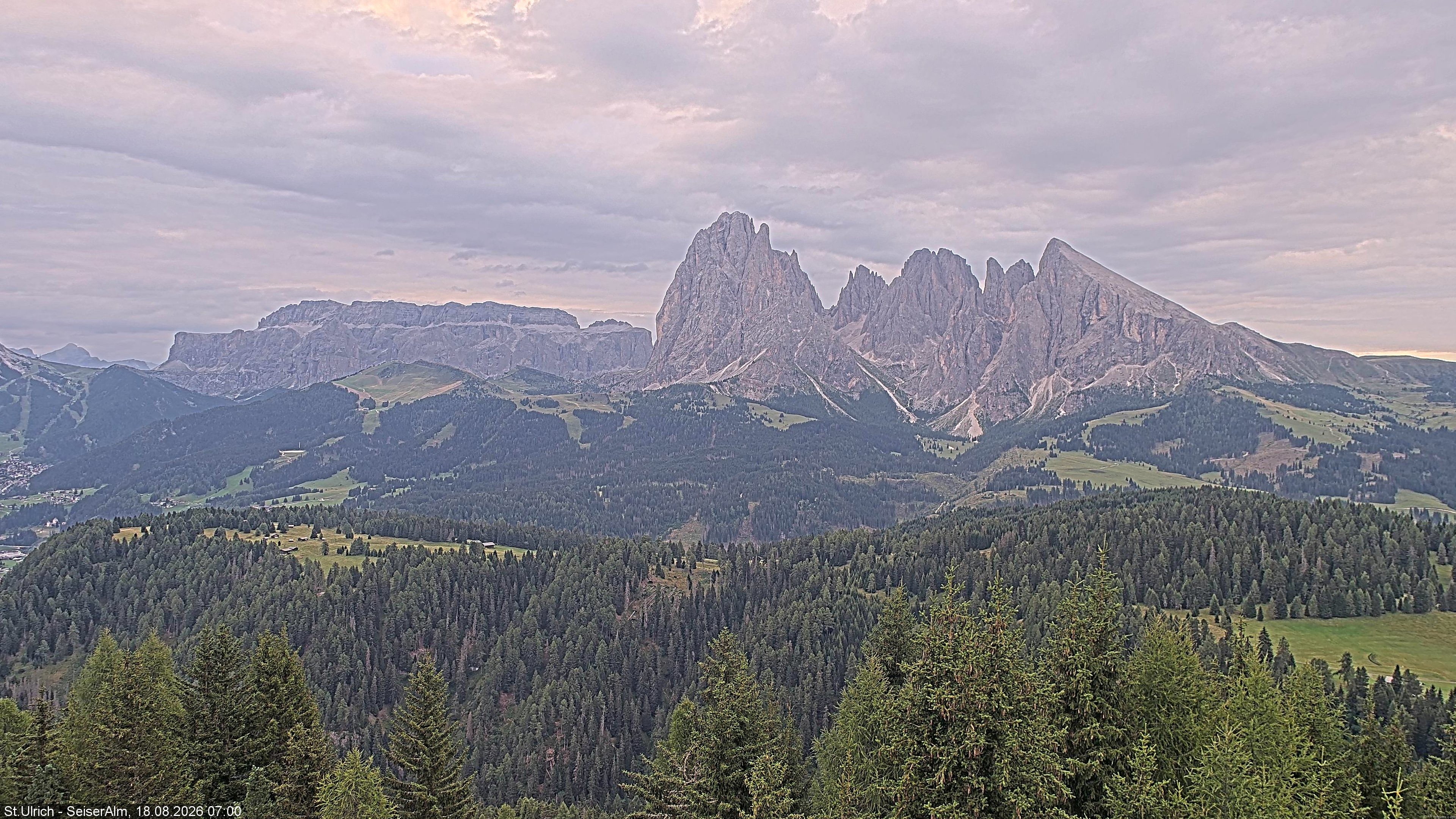 Archiv Foto Webcam Ausblick Seiser Alm