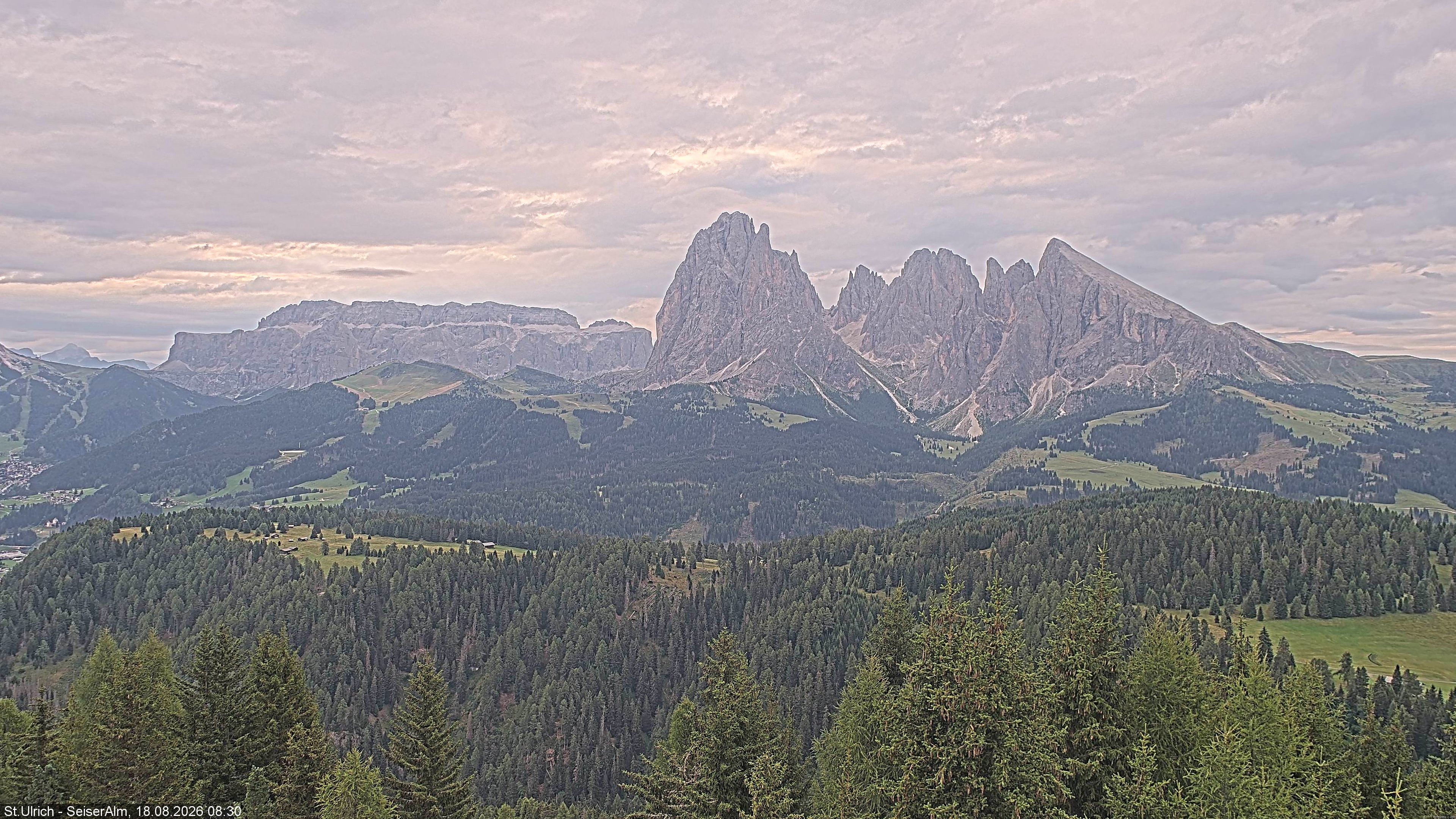 Archiv Foto Webcam Ausblick Seiser Alm