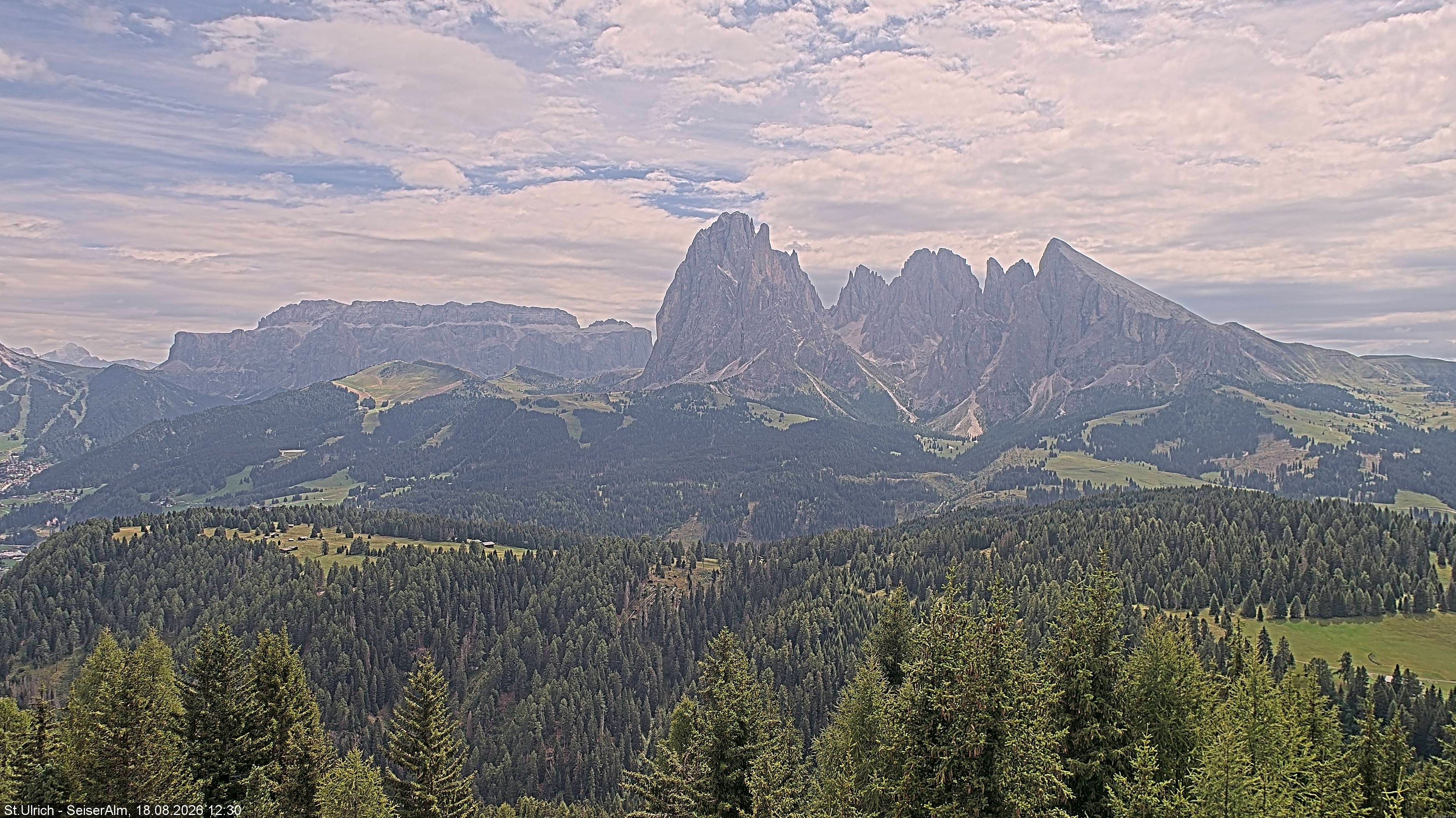 Archiv Foto Webcam Ausblick Seiser Alm