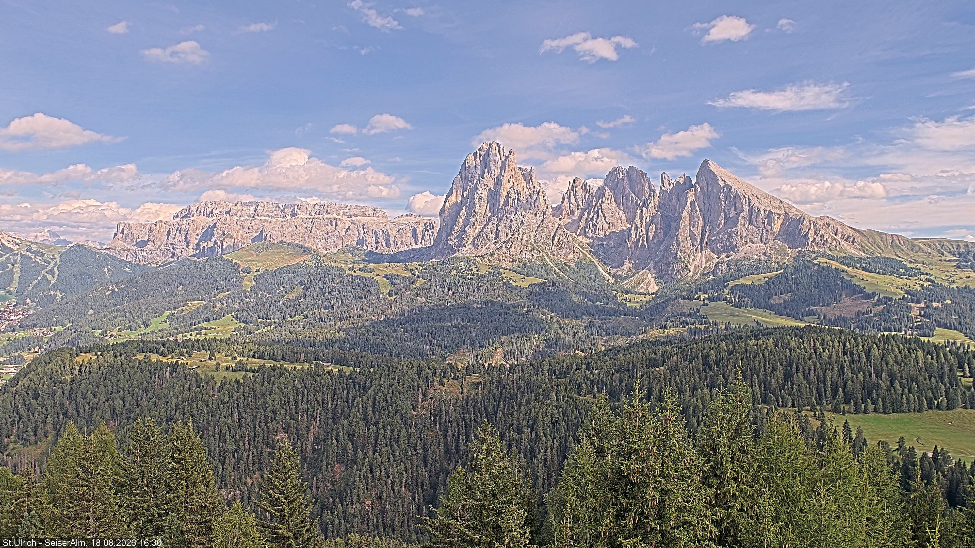 Archiv Foto Webcam Ausblick Seiser Alm