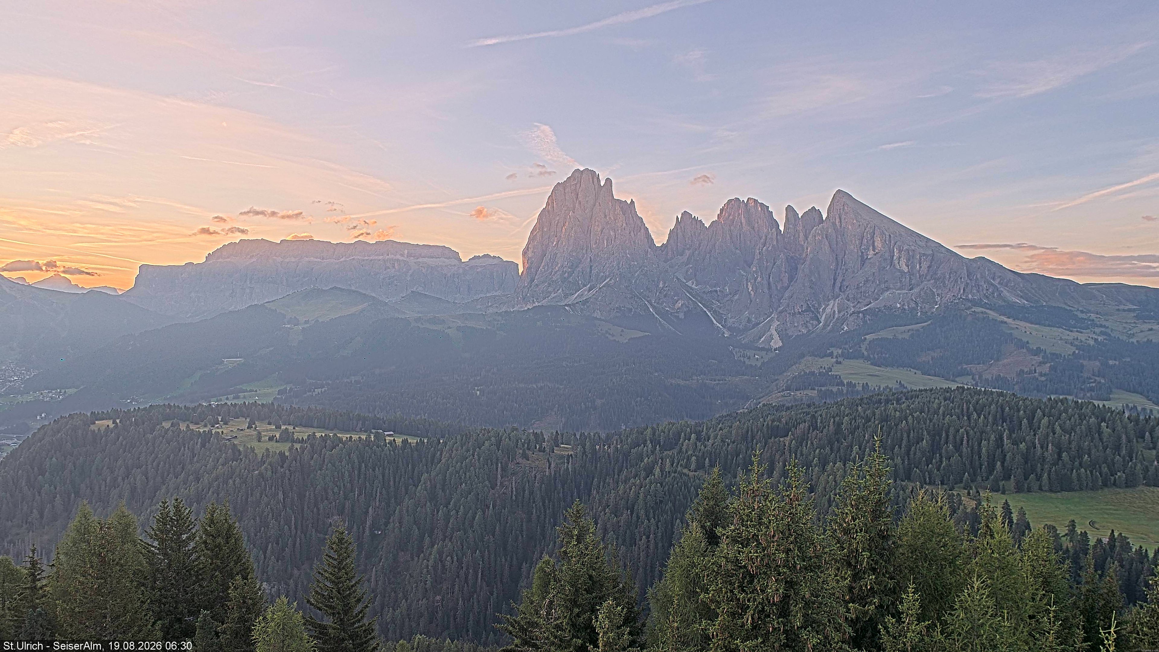 Archiv Foto Webcam Ausblick Seiser Alm