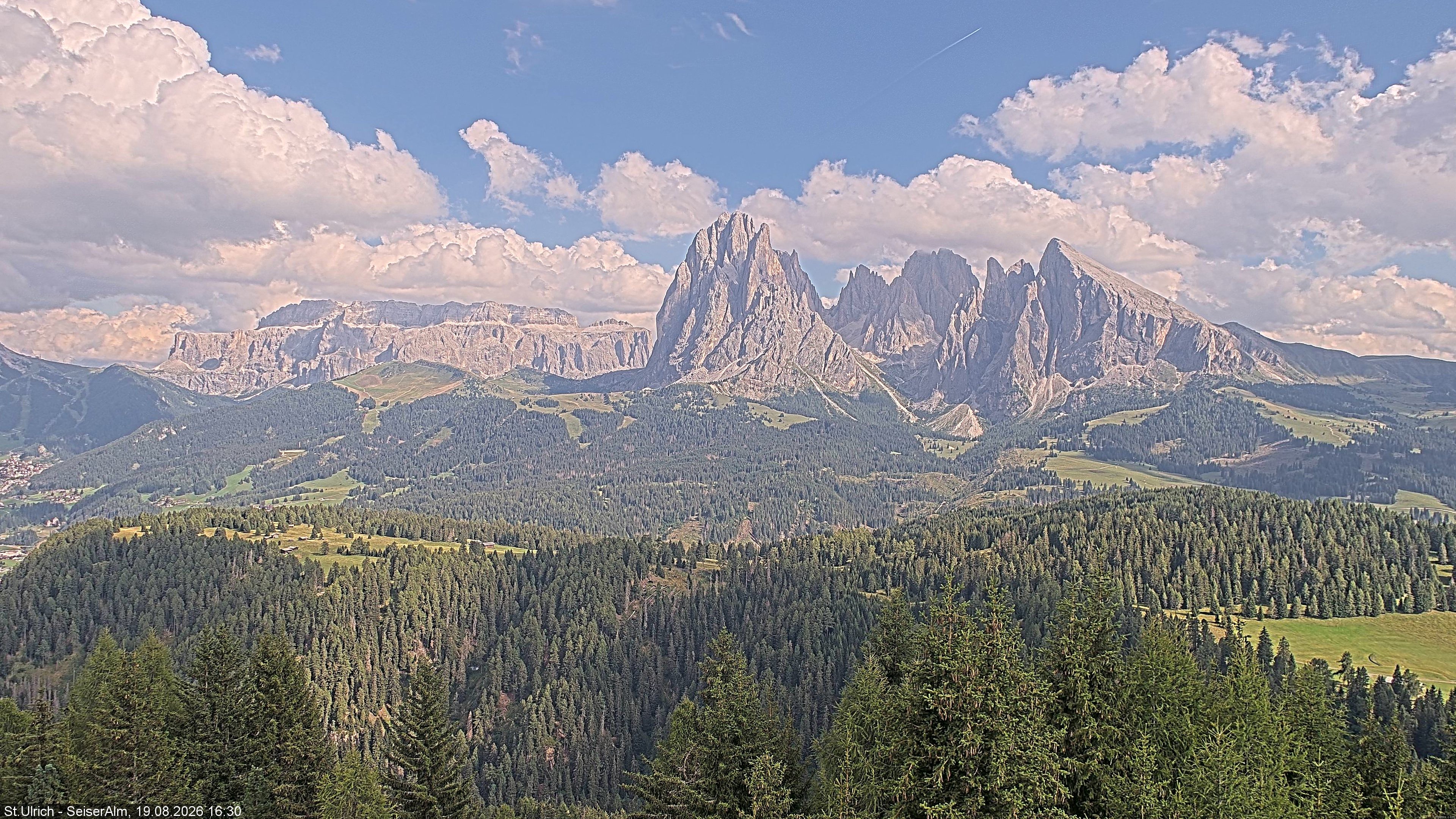 Archiv Foto Webcam Ausblick Seiser Alm