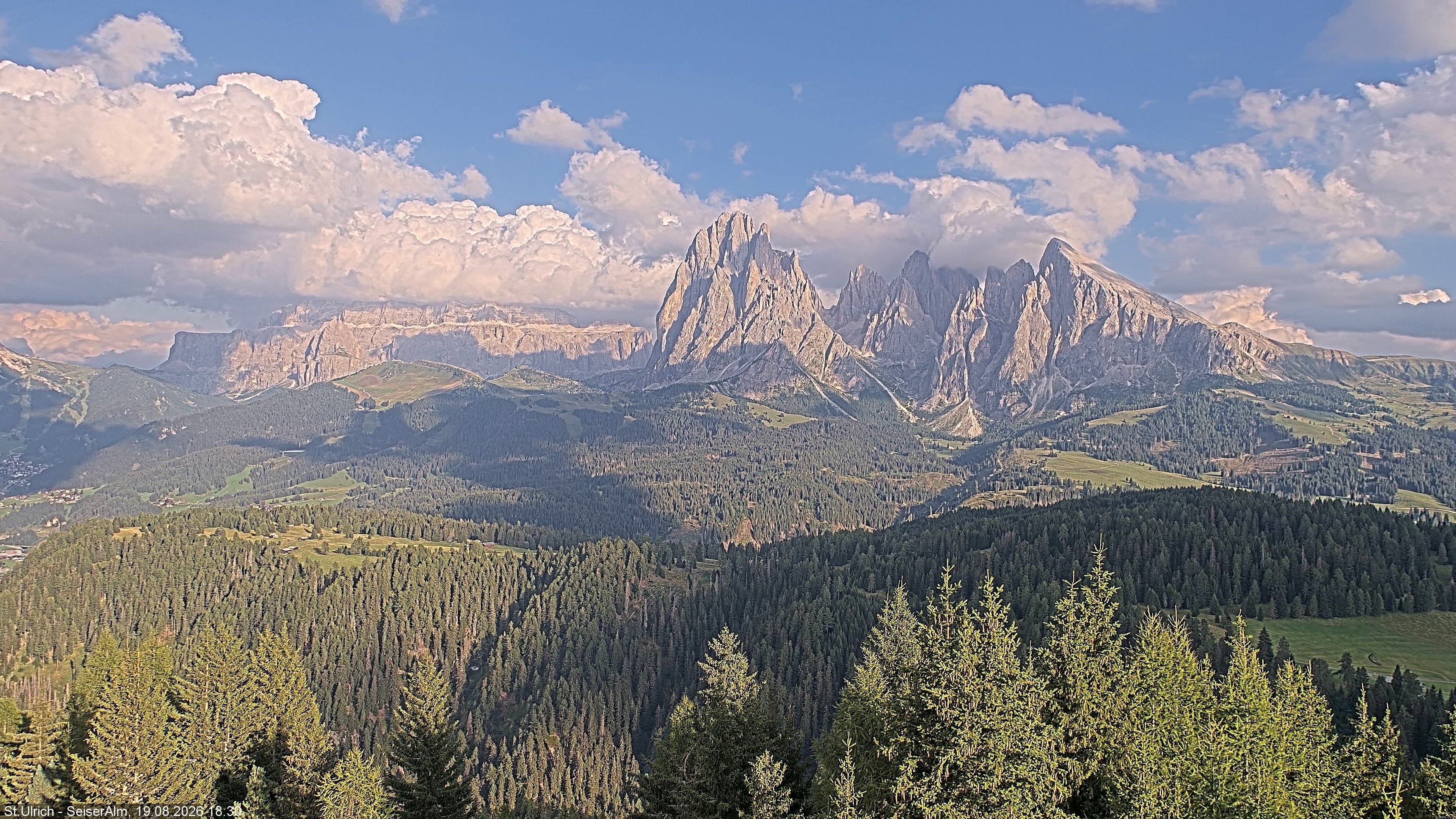 Archiv Foto Webcam Ausblick Seiser Alm