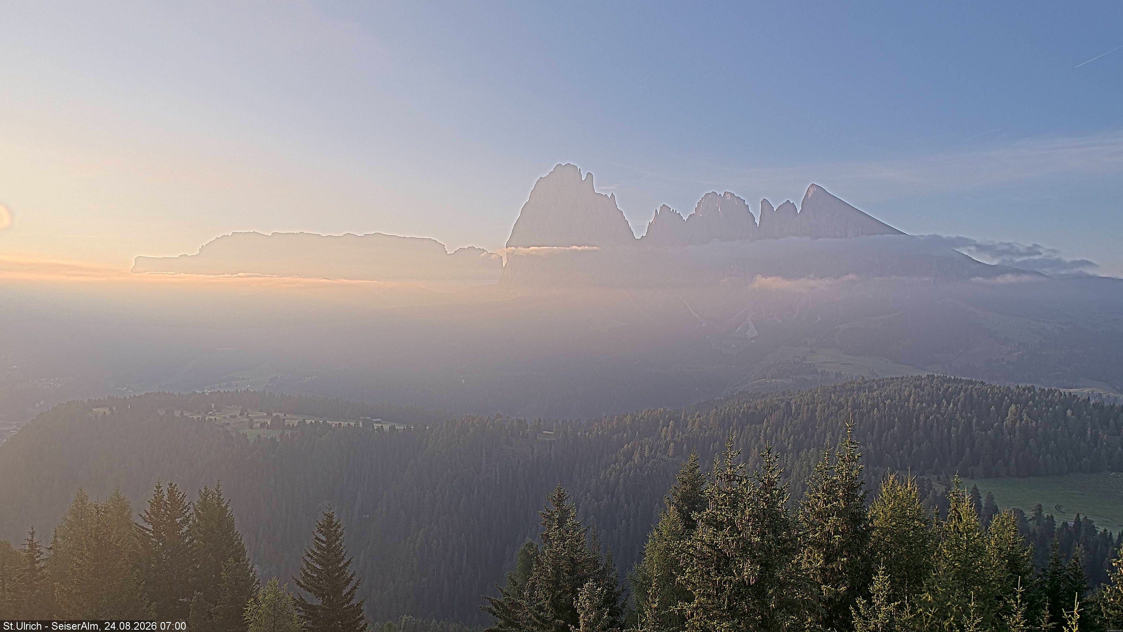 Archiv Foto Webcam Ausblick Seiser Alm