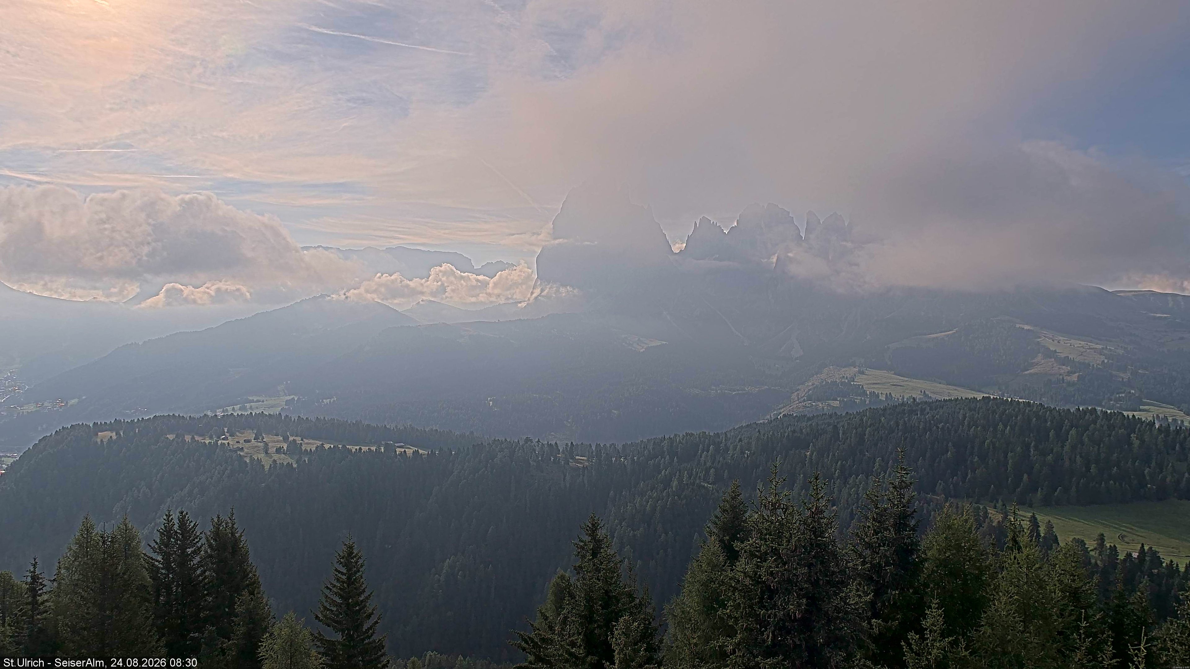 Archiv Foto Webcam Ausblick Seiser Alm