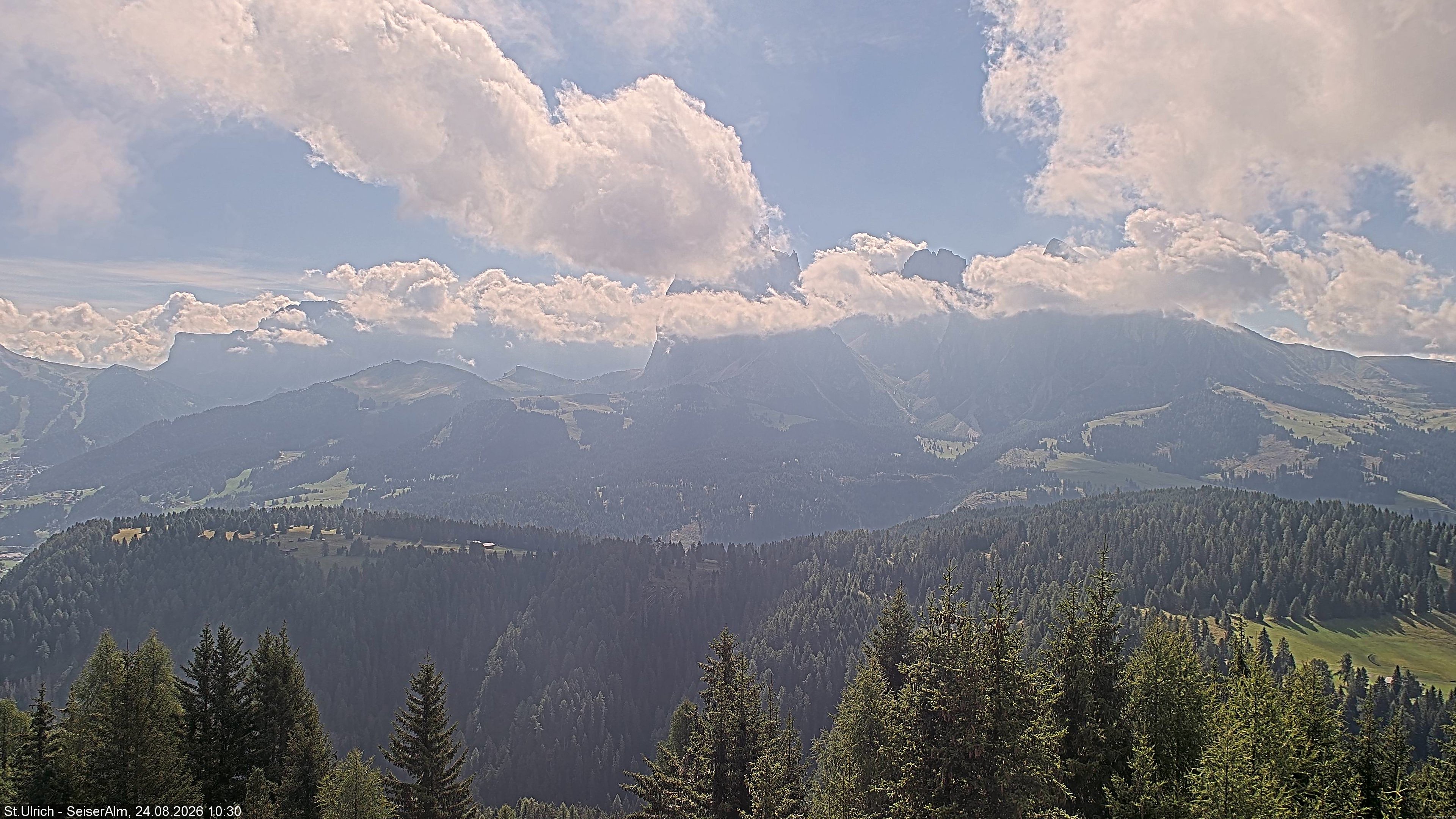 Archiv Foto Webcam Ausblick Seiser Alm