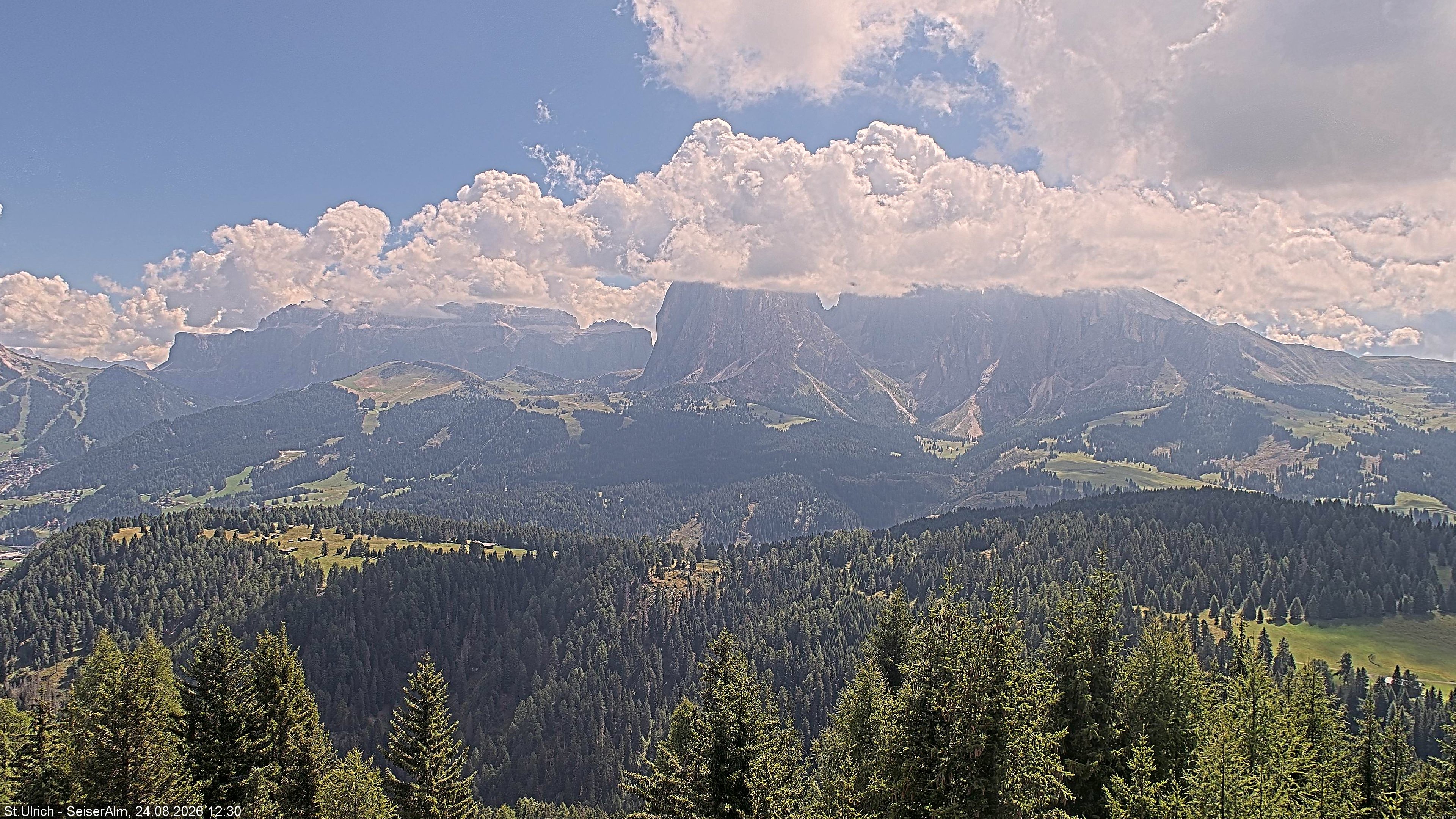 Archiv Foto Webcam Ausblick Seiser Alm