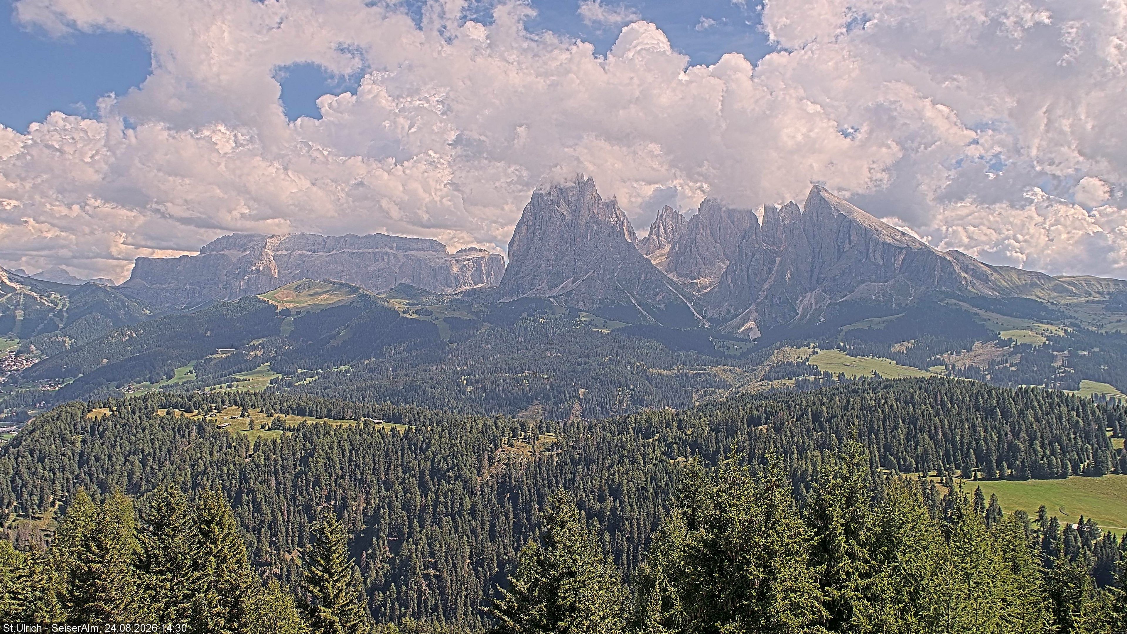 Archiv Foto Webcam Ausblick Seiser Alm
