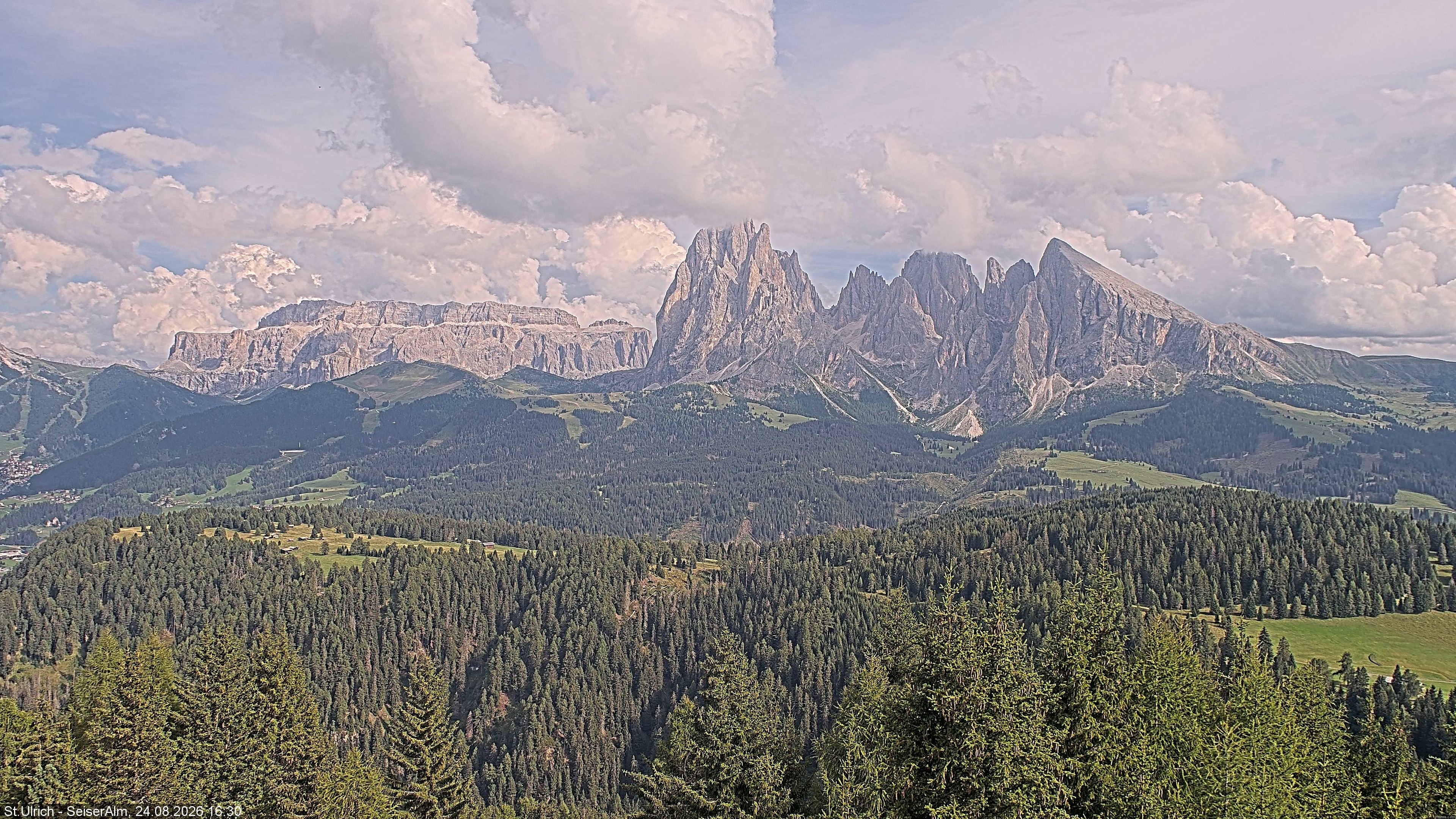 Archiv Foto Webcam Ausblick Seiser Alm