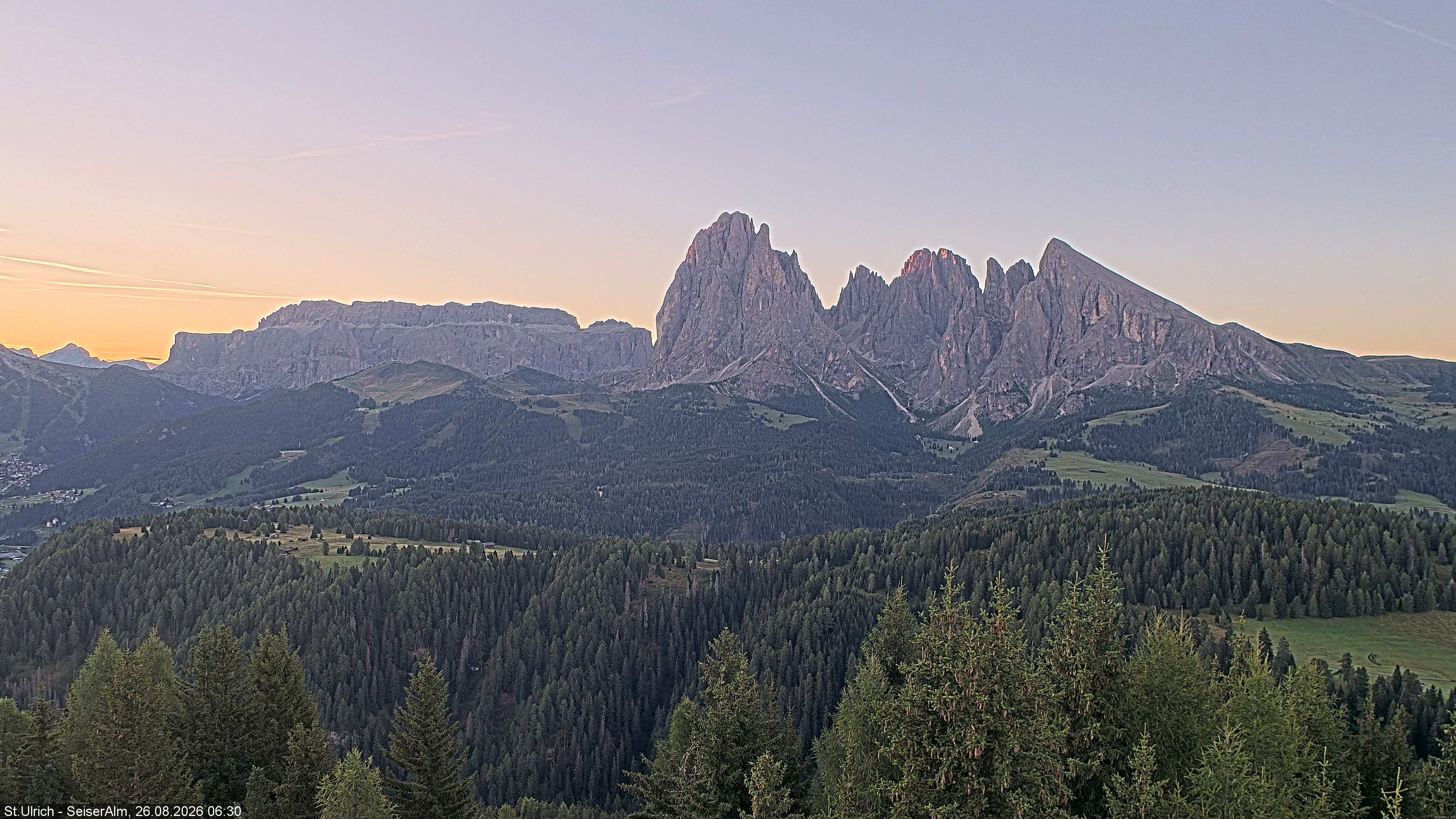 Archiv Foto Webcam Ausblick Seiser Alm