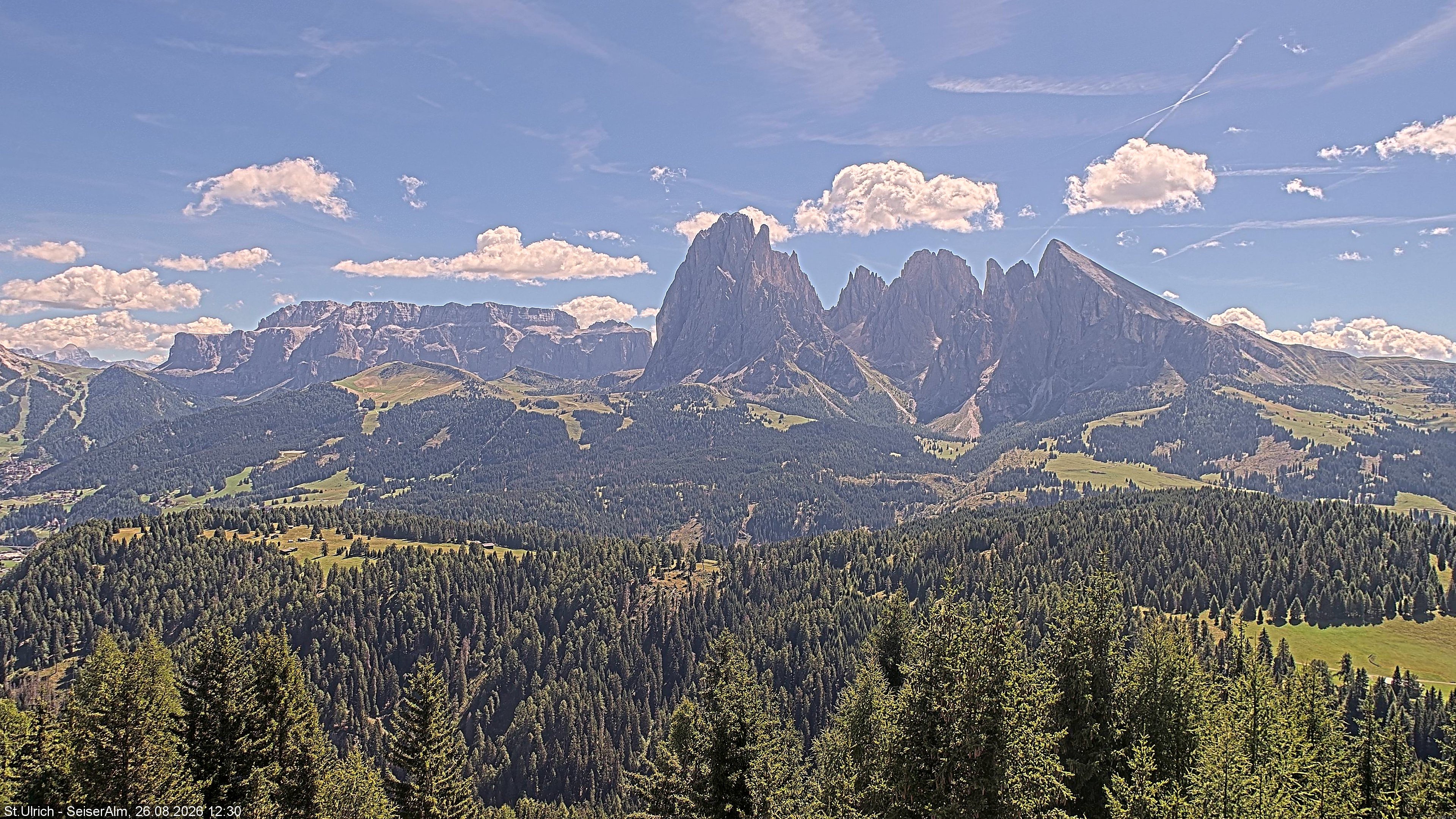 Archiv Foto Webcam Ausblick Seiser Alm