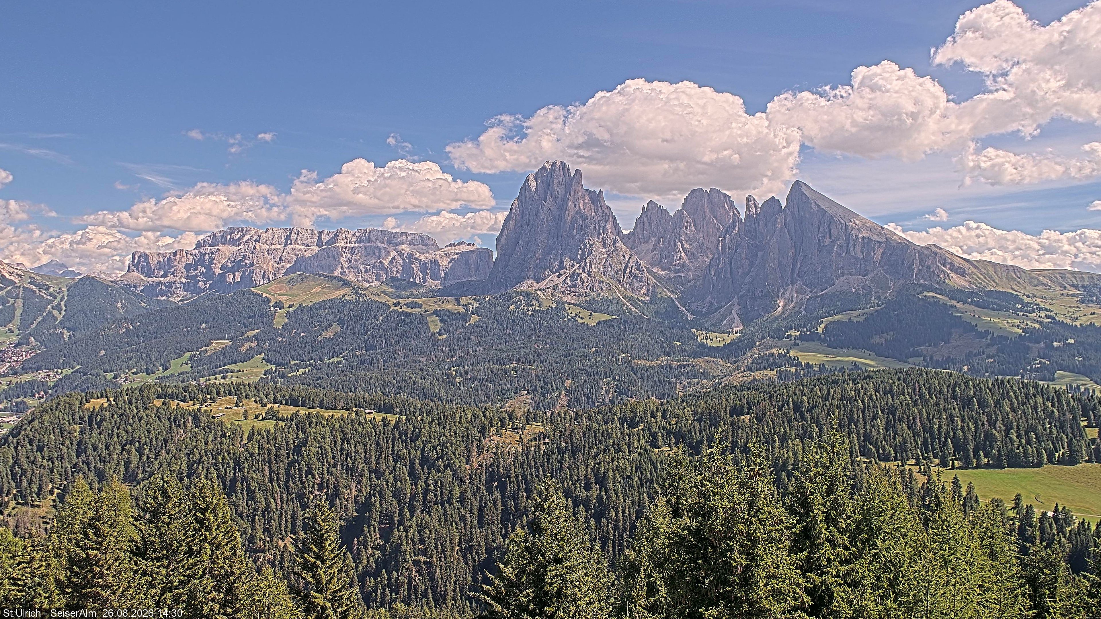 Archiv Foto Webcam Ausblick Seiser Alm