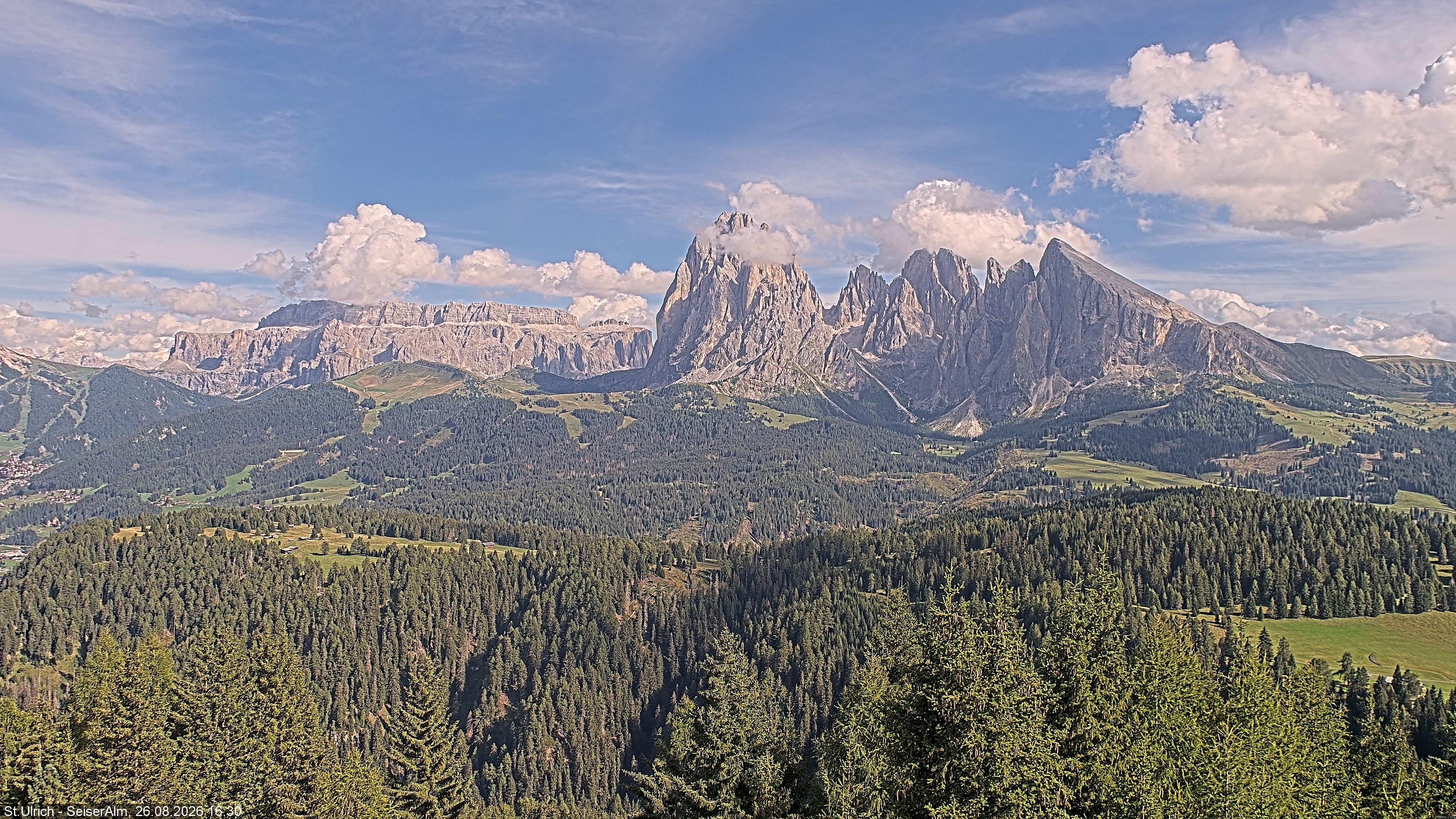 Archiv Foto Webcam Ausblick Seiser Alm