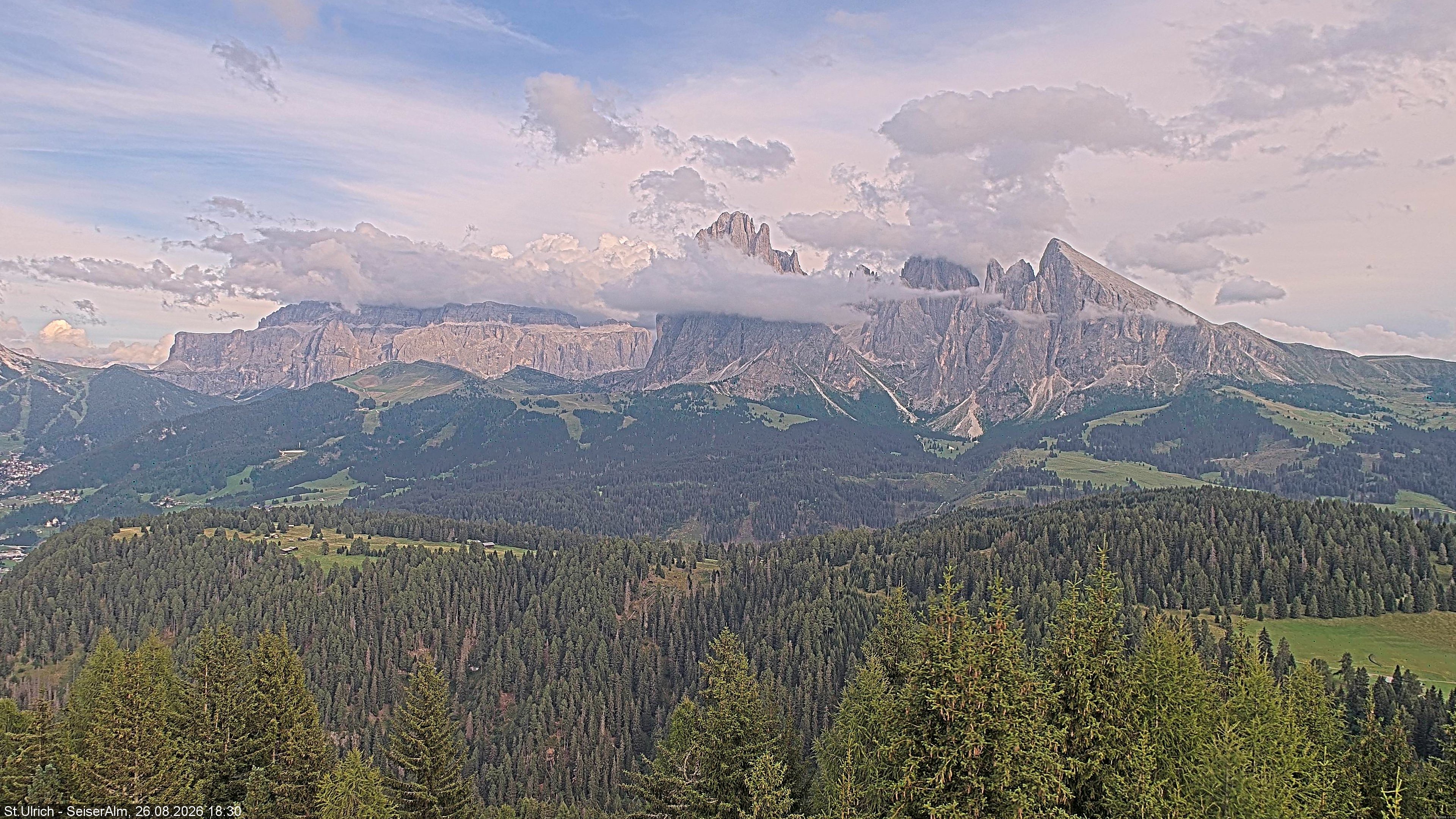 Archiv Foto Webcam Ausblick Seiser Alm