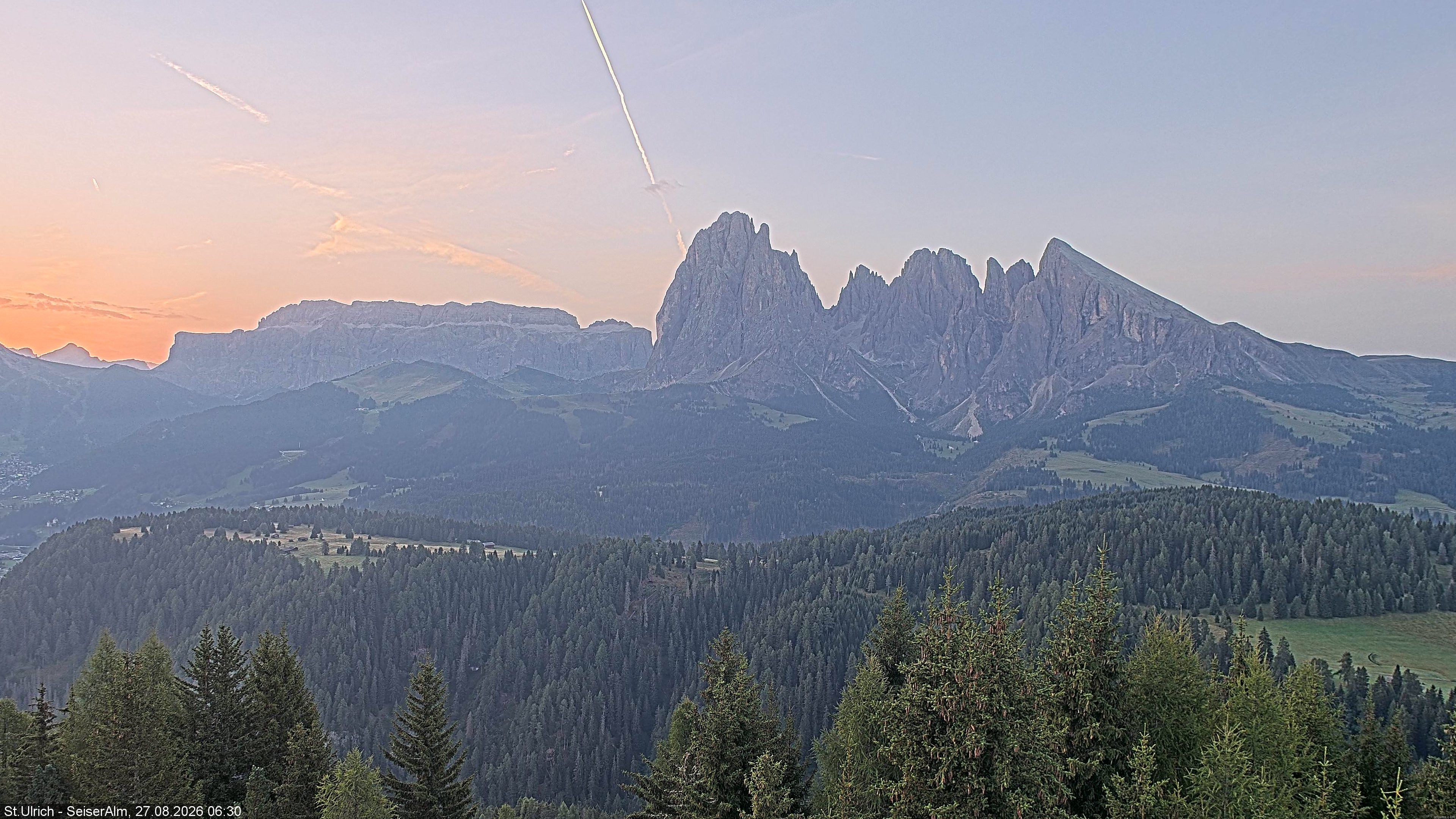 Archived image Webcam Vista Alpe di Siusi