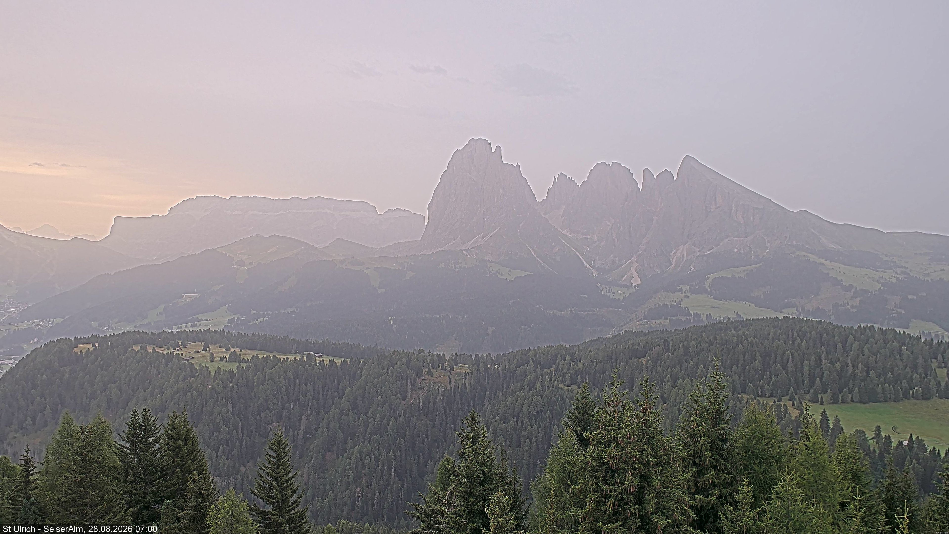 Archiv Foto Webcam Ausblick Seiser Alm