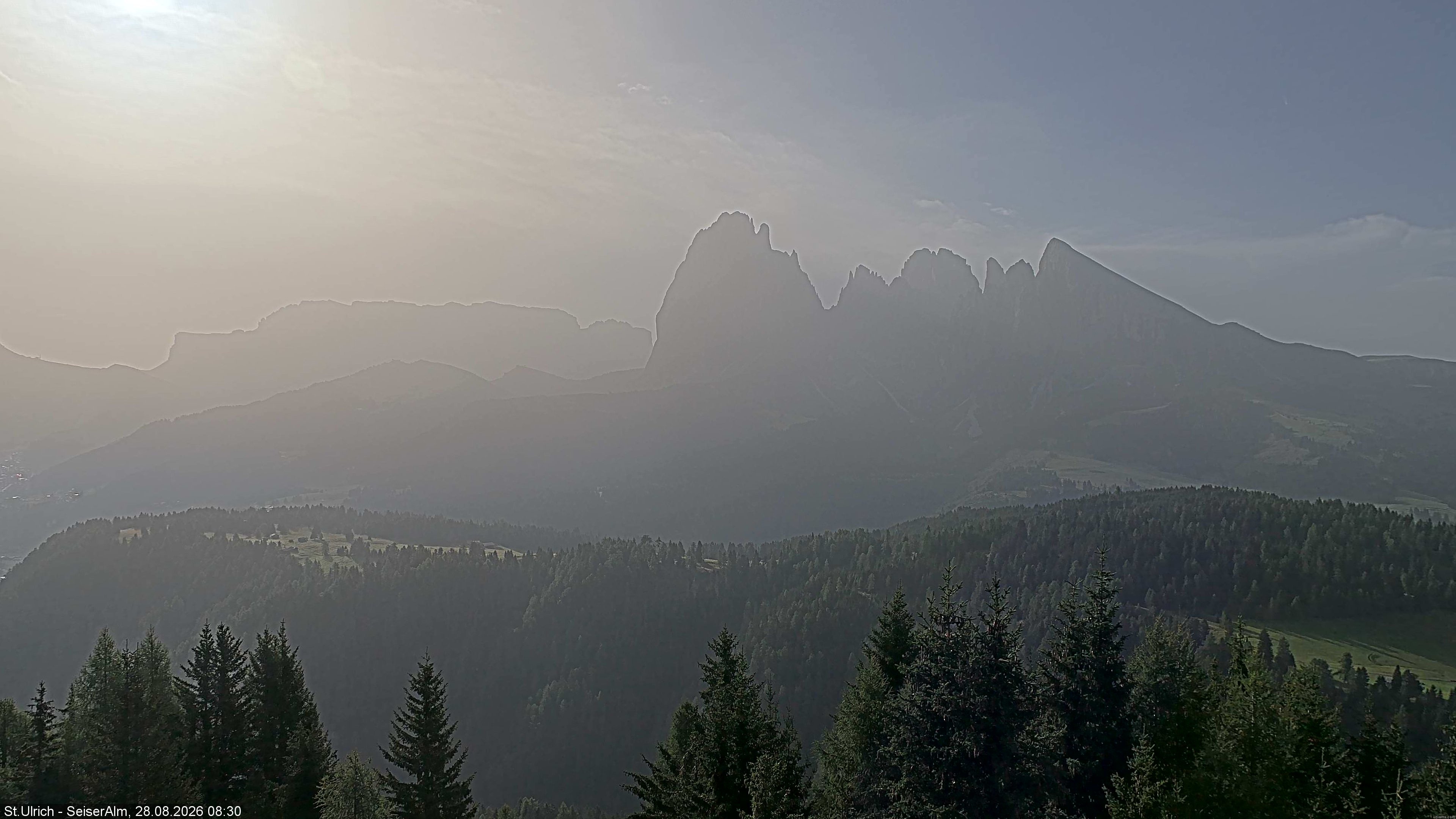 Archiv Foto Webcam Ausblick Seiser Alm
