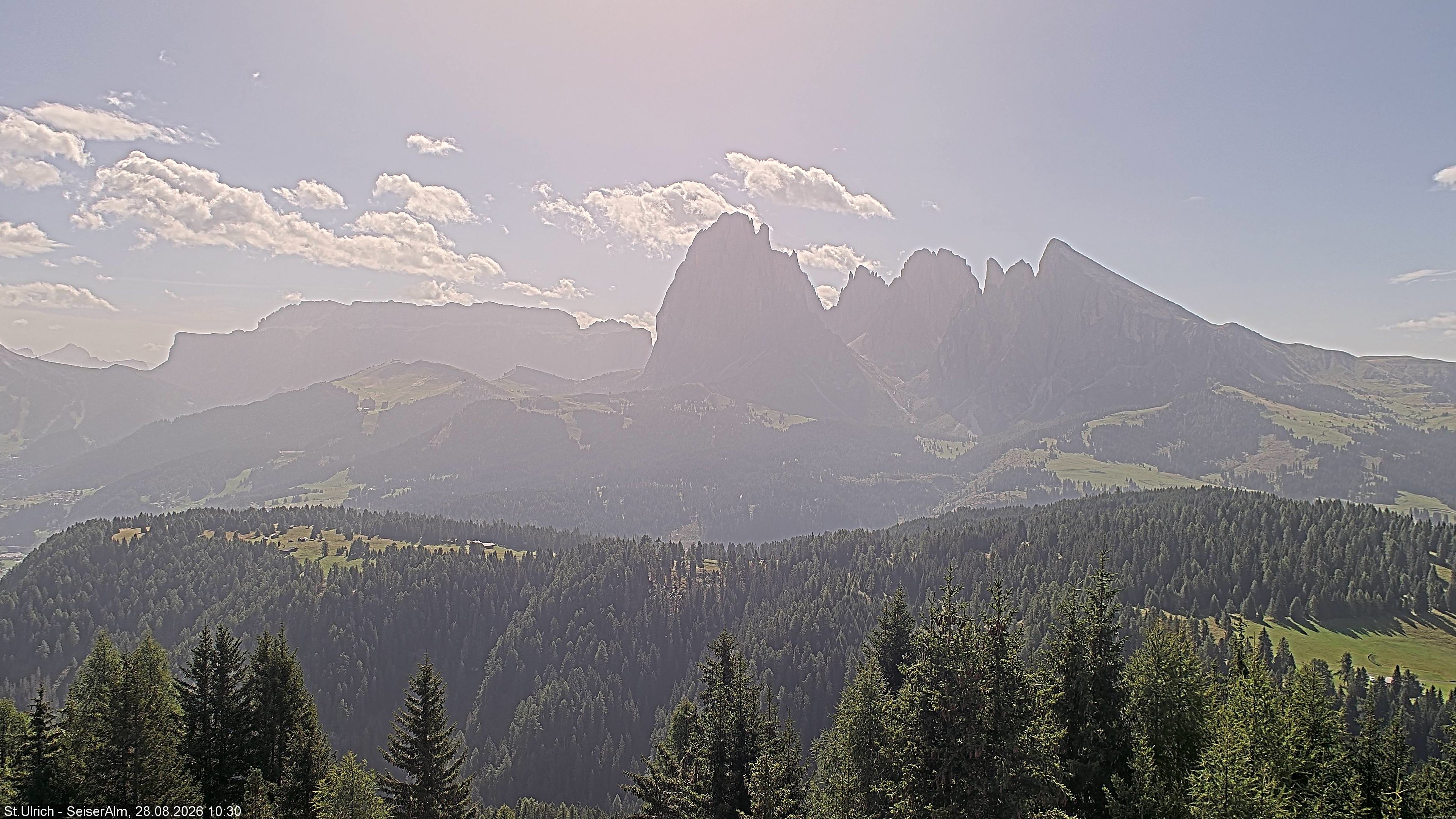 Archiv Foto Webcam Ausblick Seiser Alm