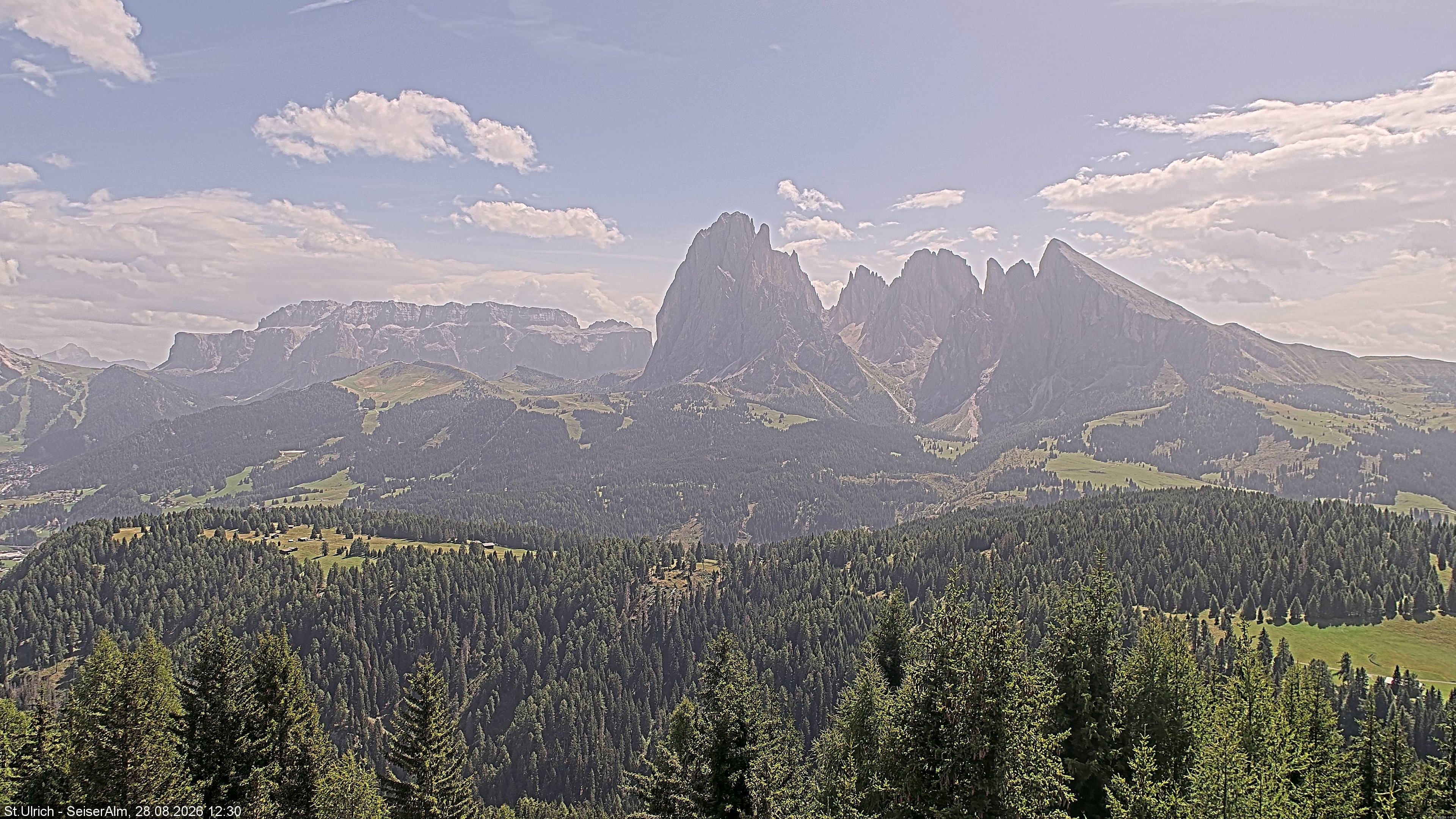 Archiv Foto Webcam Ausblick Seiser Alm