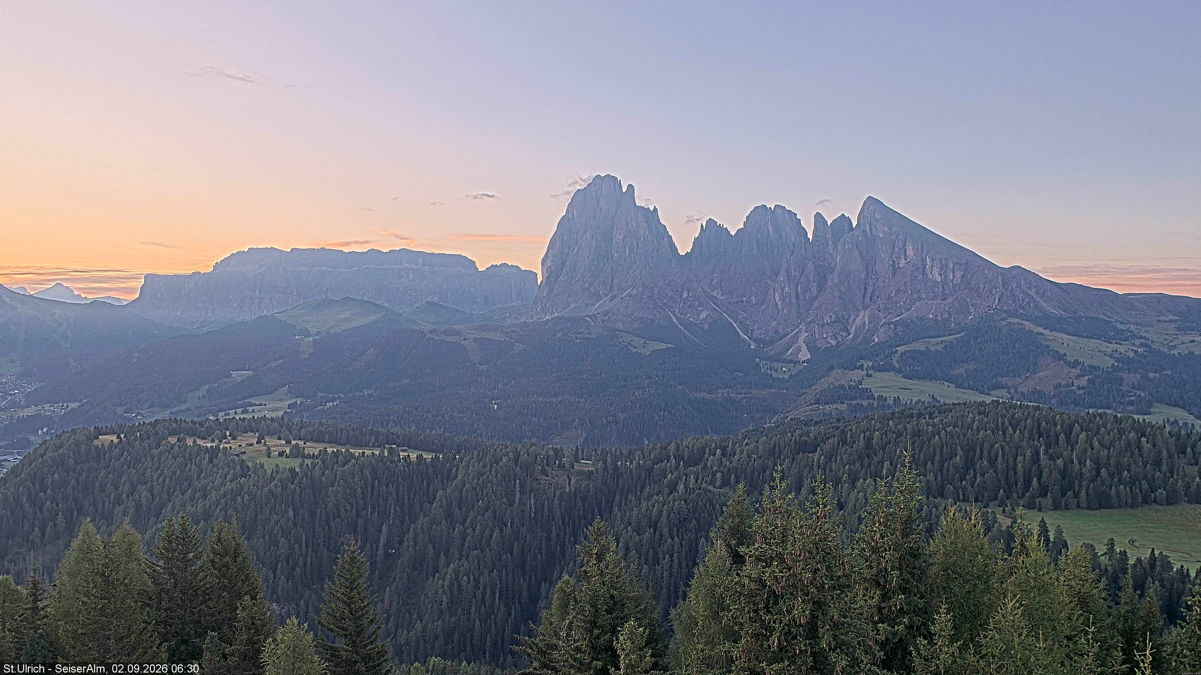 Archiv Foto Webcam Ausblick Seiser Alm