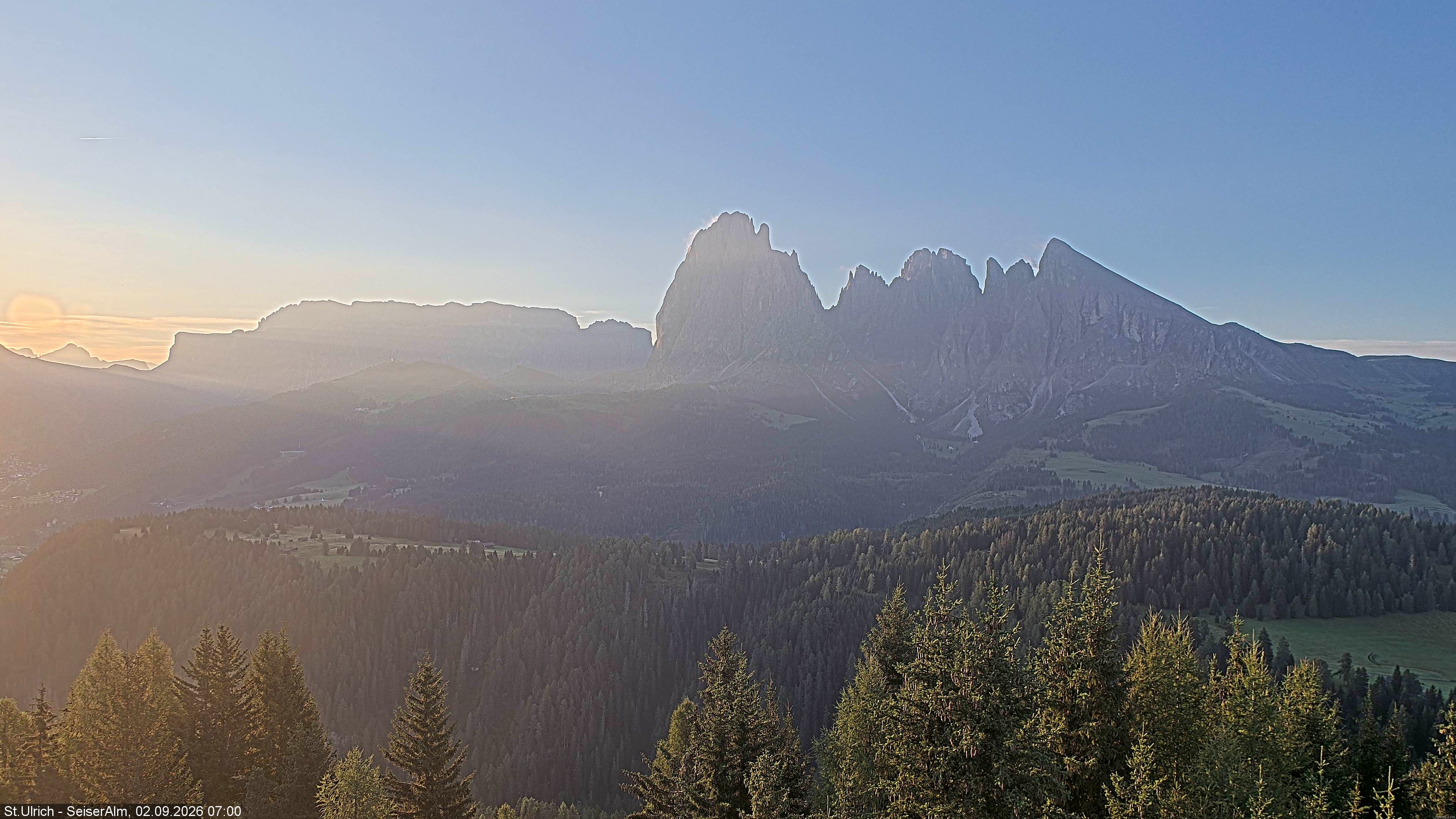 Archiv Foto Webcam Ausblick Seiser Alm