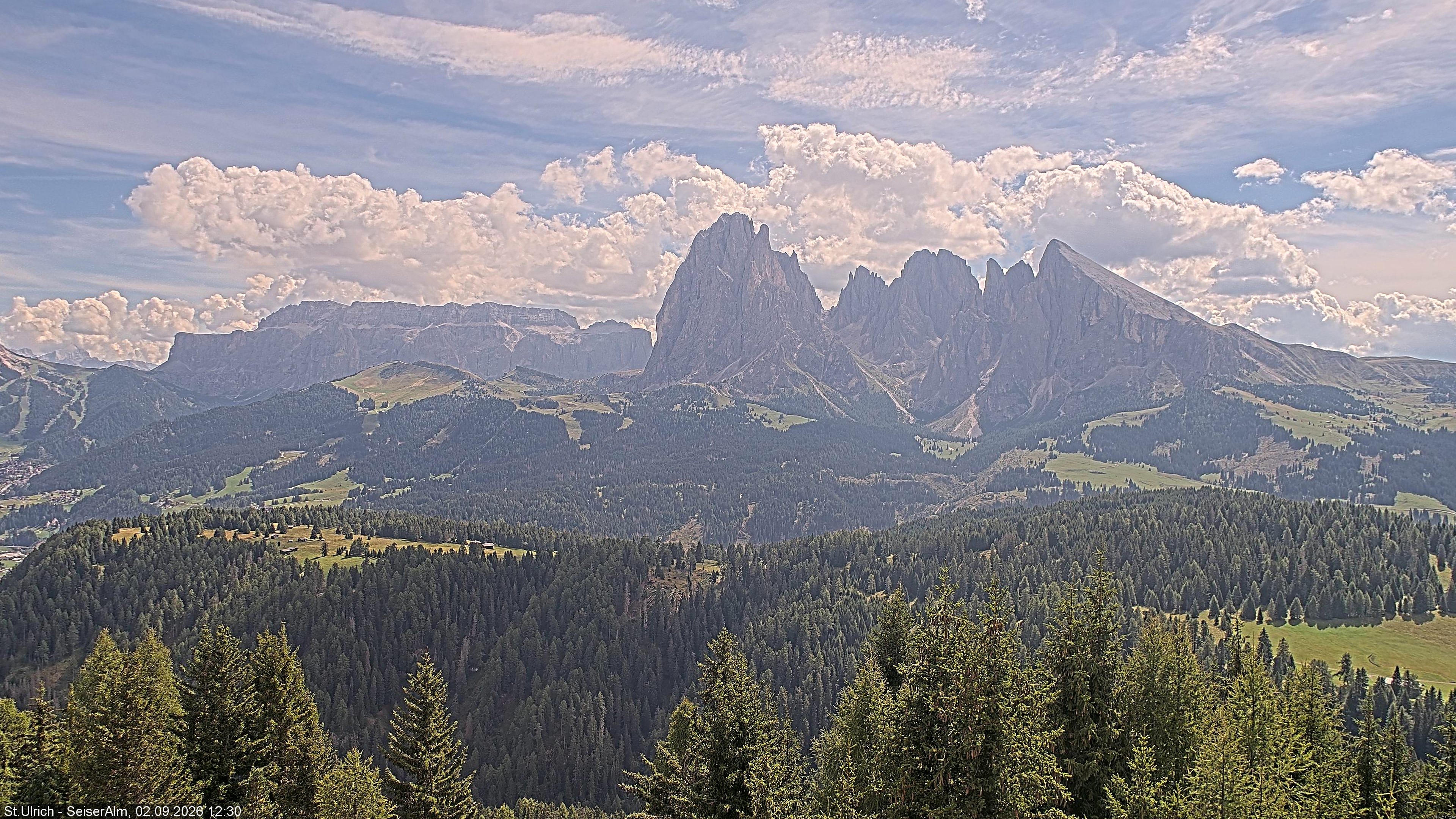 Archiv Foto Webcam Ausblick Seiser Alm