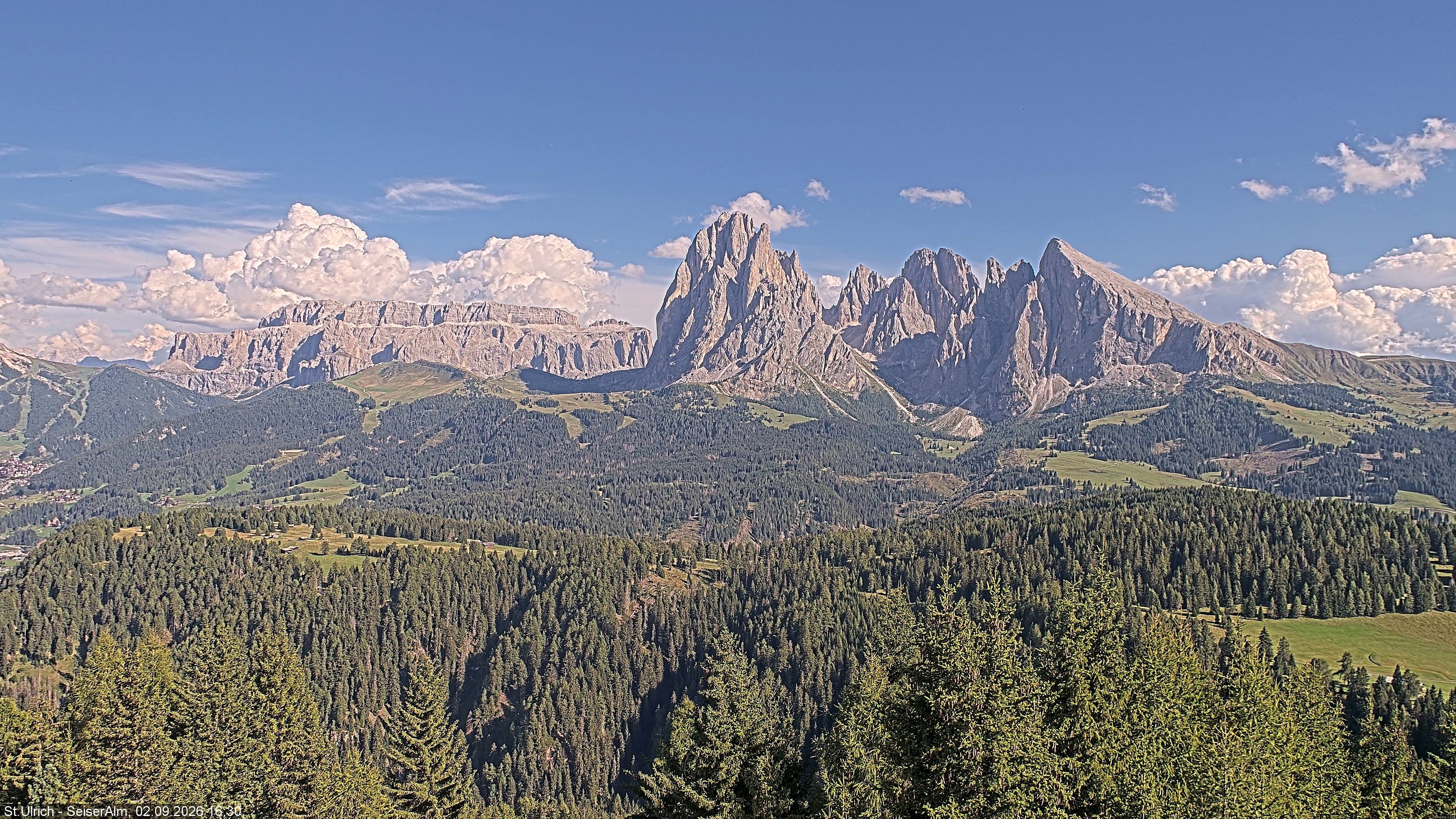 Archiv Foto Webcam Ausblick Seiser Alm
