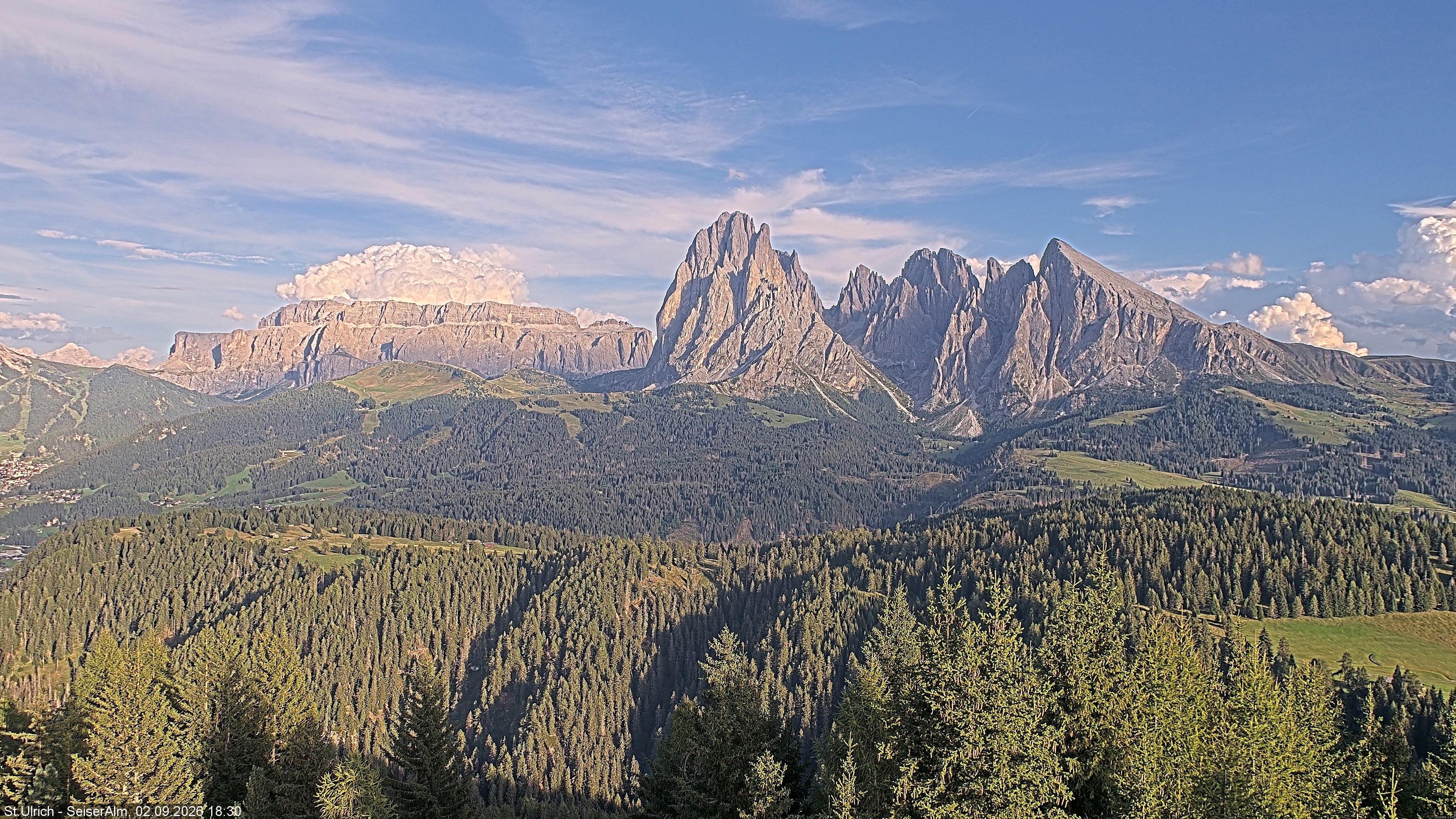 Archiv Foto Webcam Ausblick Seiser Alm